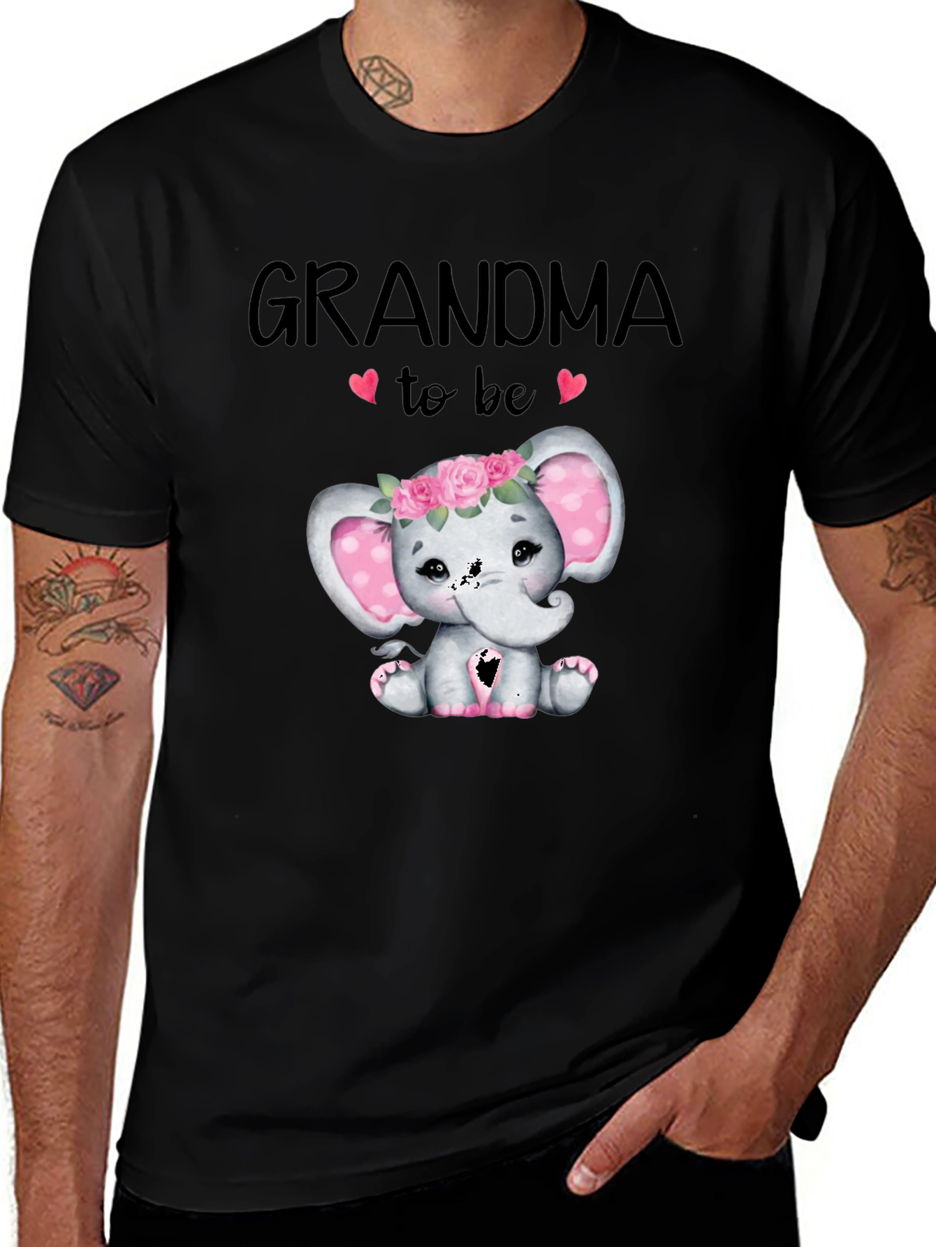 Variant 20 of Grandma To Be Elephant T-Shirt