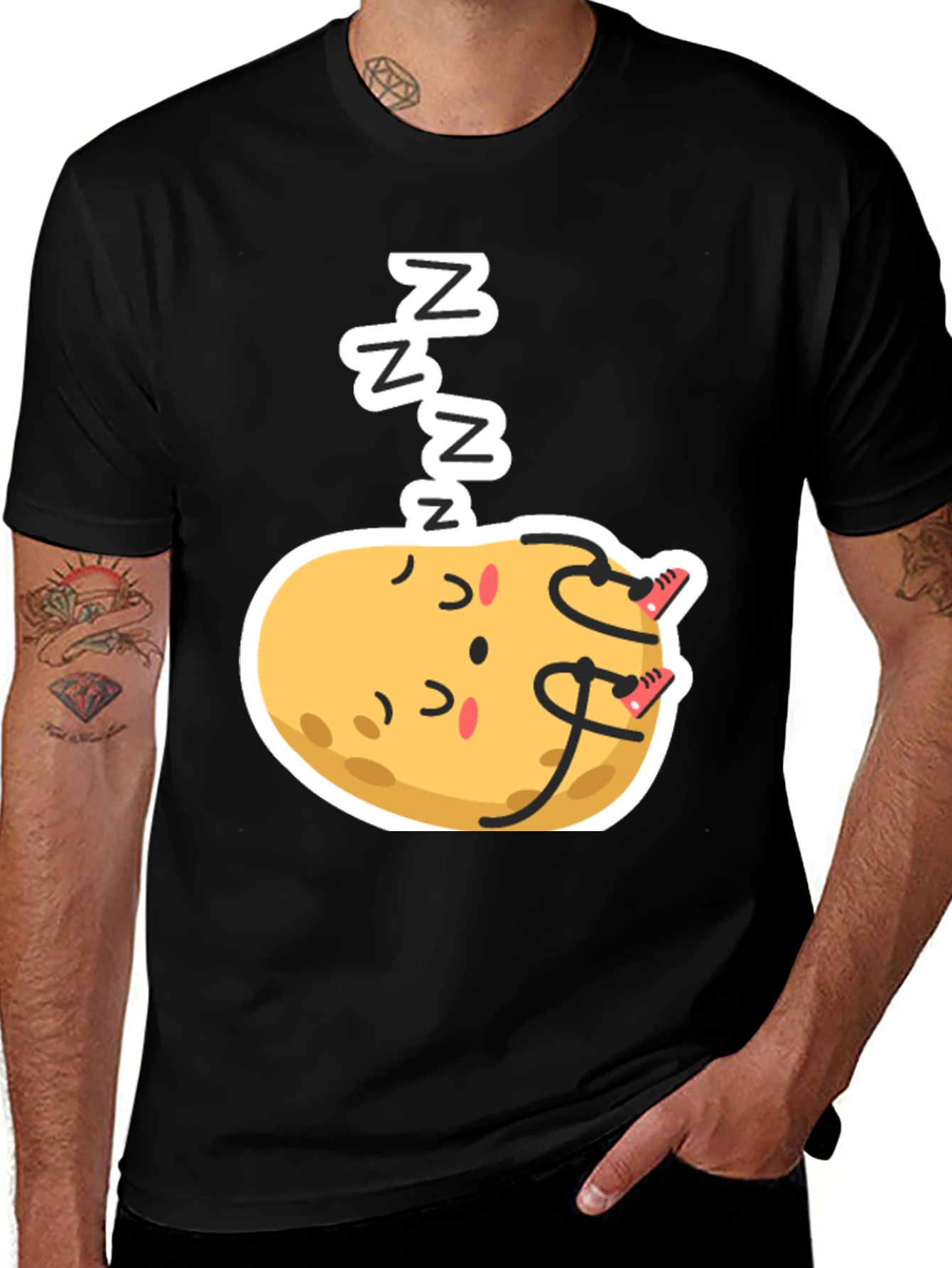 Variant 21 of Funny Sleeping Potato Graphic Tee