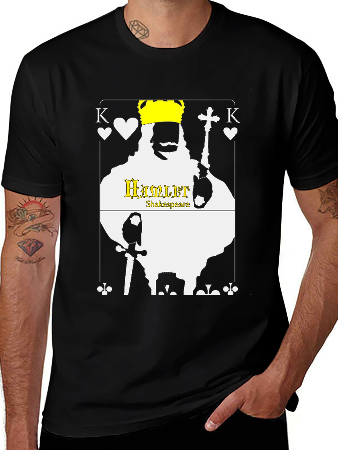 Hamlet T-Shirt - King of Hearts