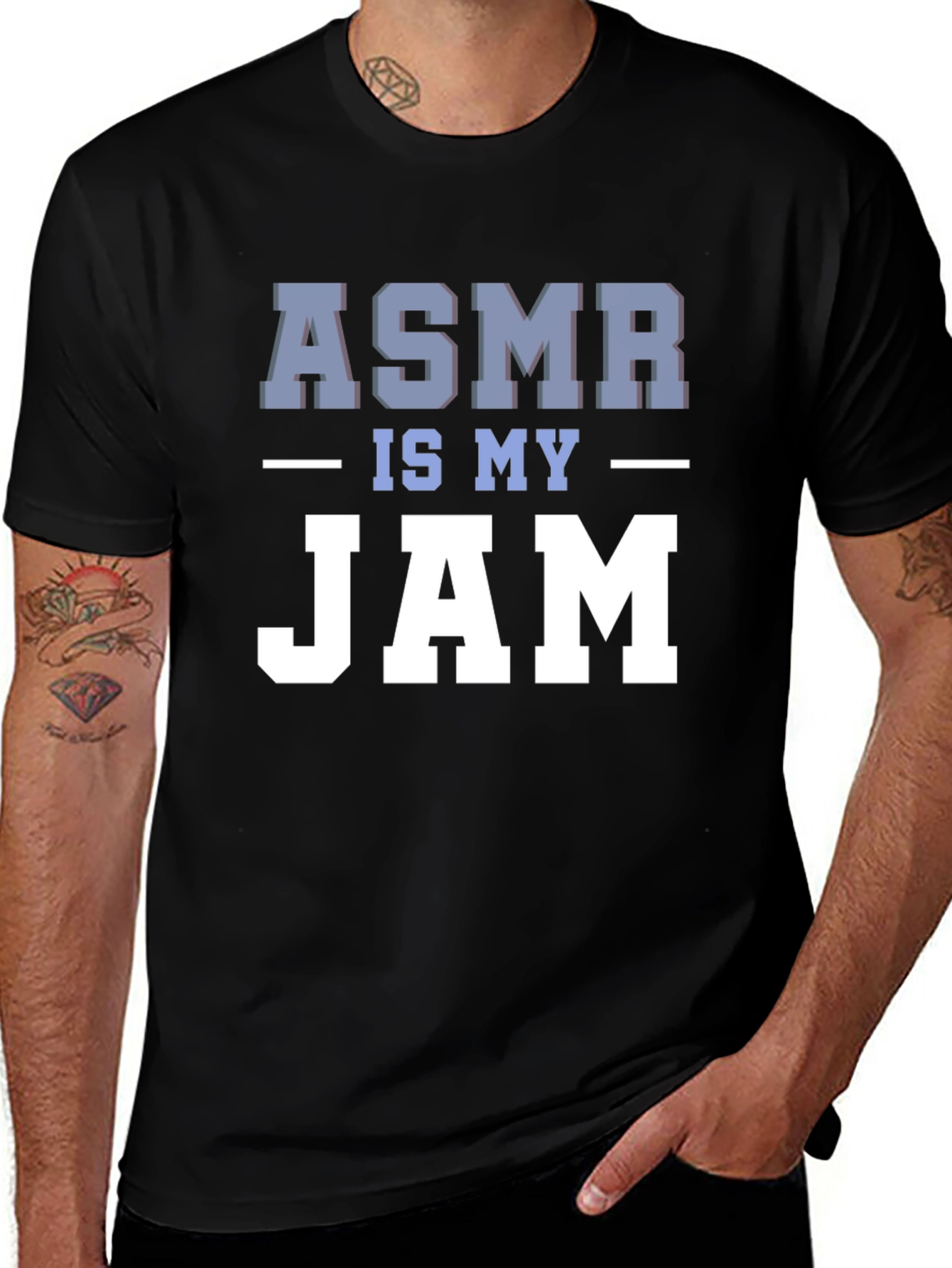 ASMR Is My Jam Graphic Tee - Relaxing Sound Fan T-Shirt