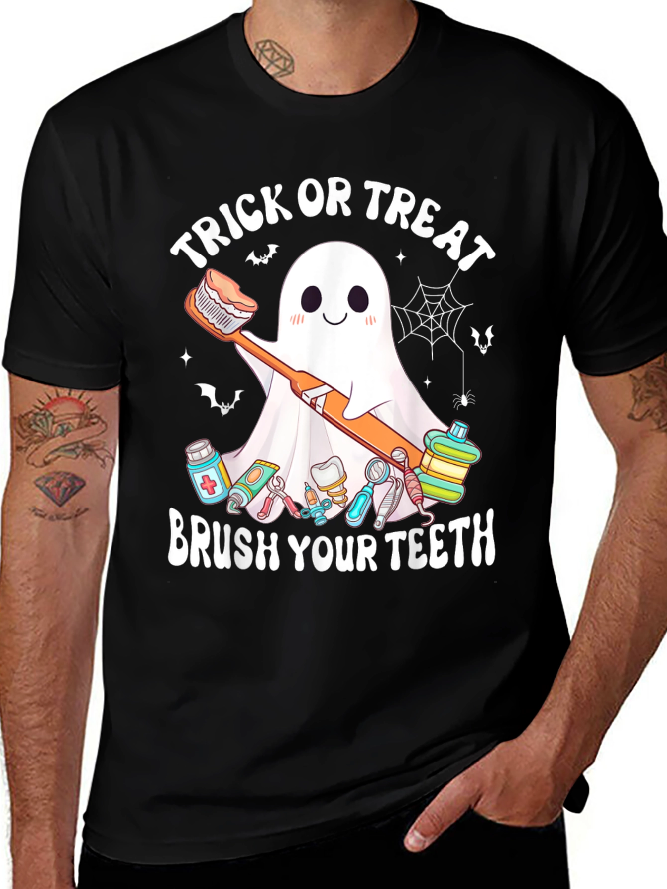 Trick or Treat Brush Your Teeth T-Shirt