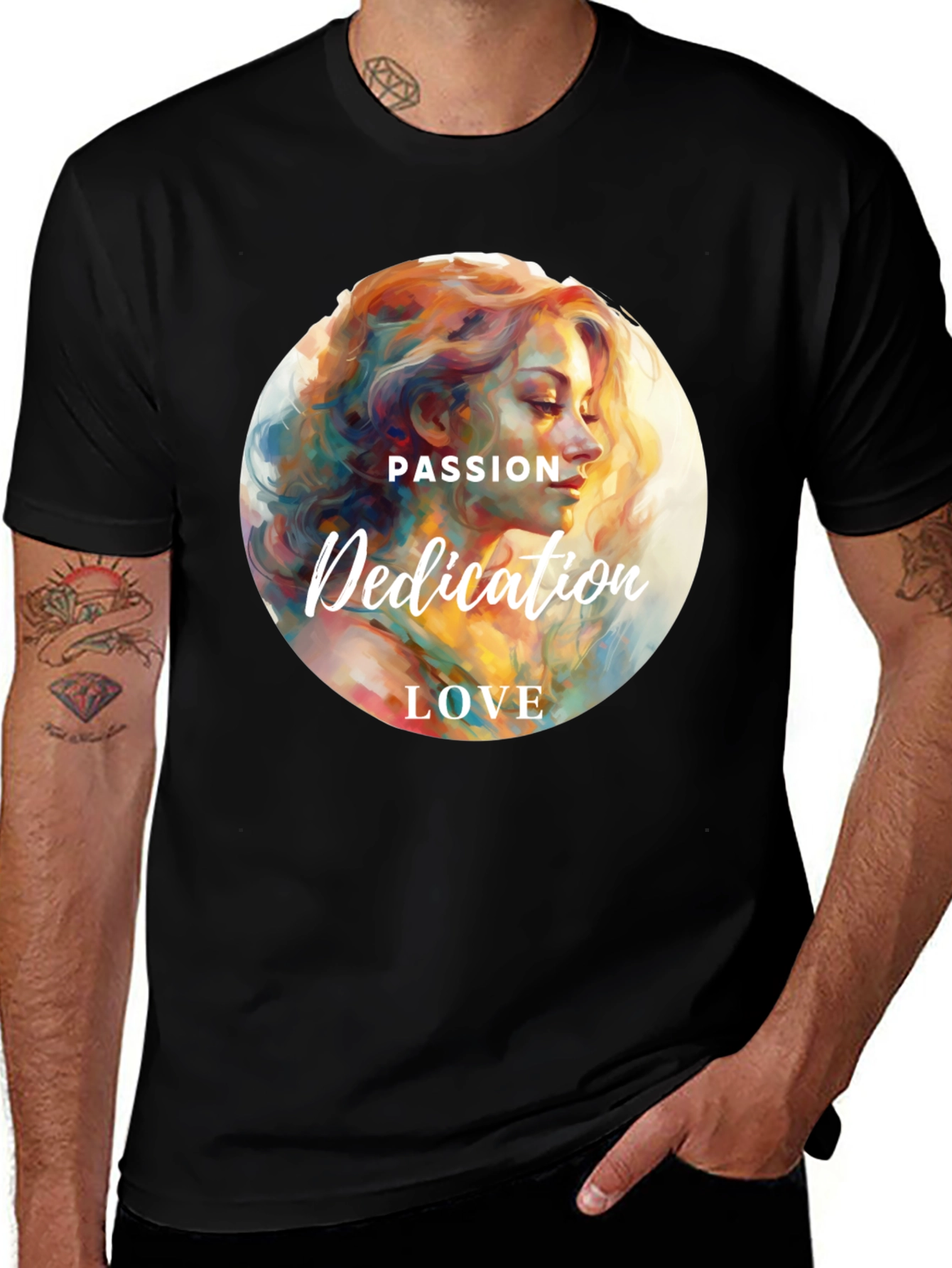 Variant 3 of Passion, Dedication, Love Graphic Tee