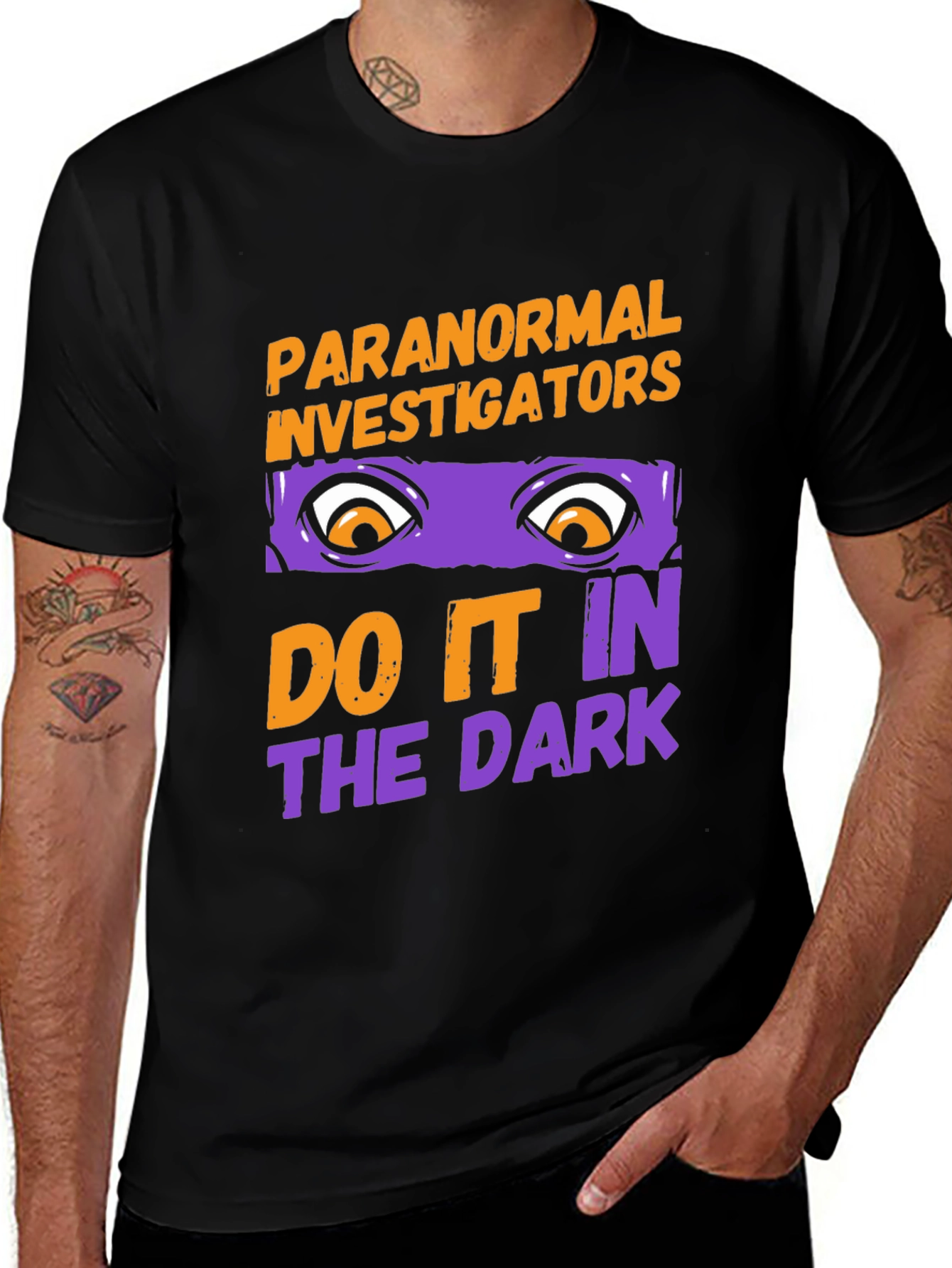 Variant 3 of Paranormal Investigators Tee - Glow In The Dark