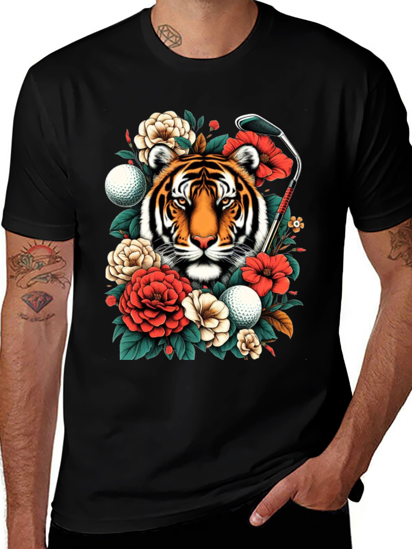 Variant 27 of Tiger Golf Club Graphic Tee