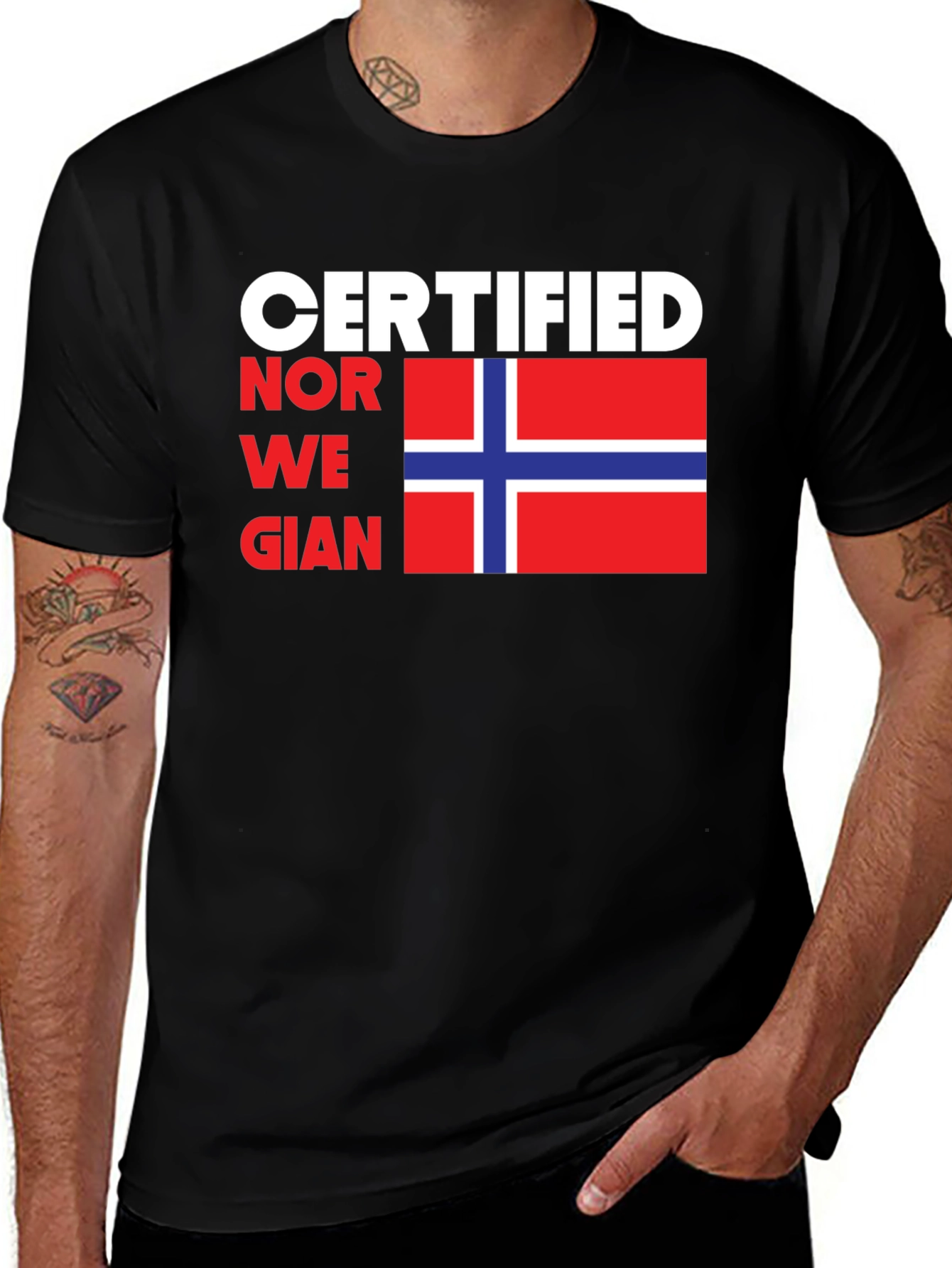 Certified Norwegian Flag T-Shirt