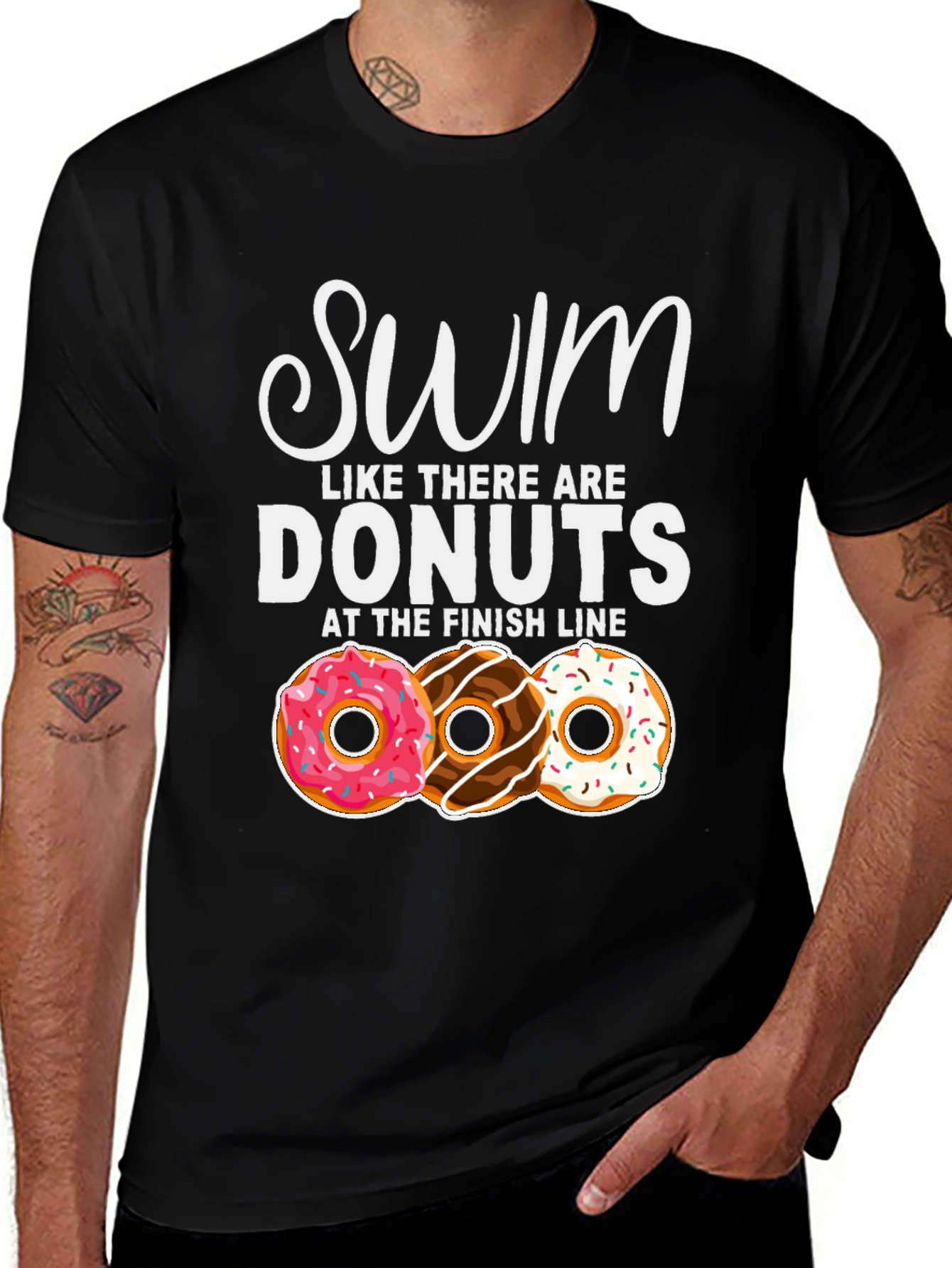 Variant 13 of Swim for Donuts T-Shirt