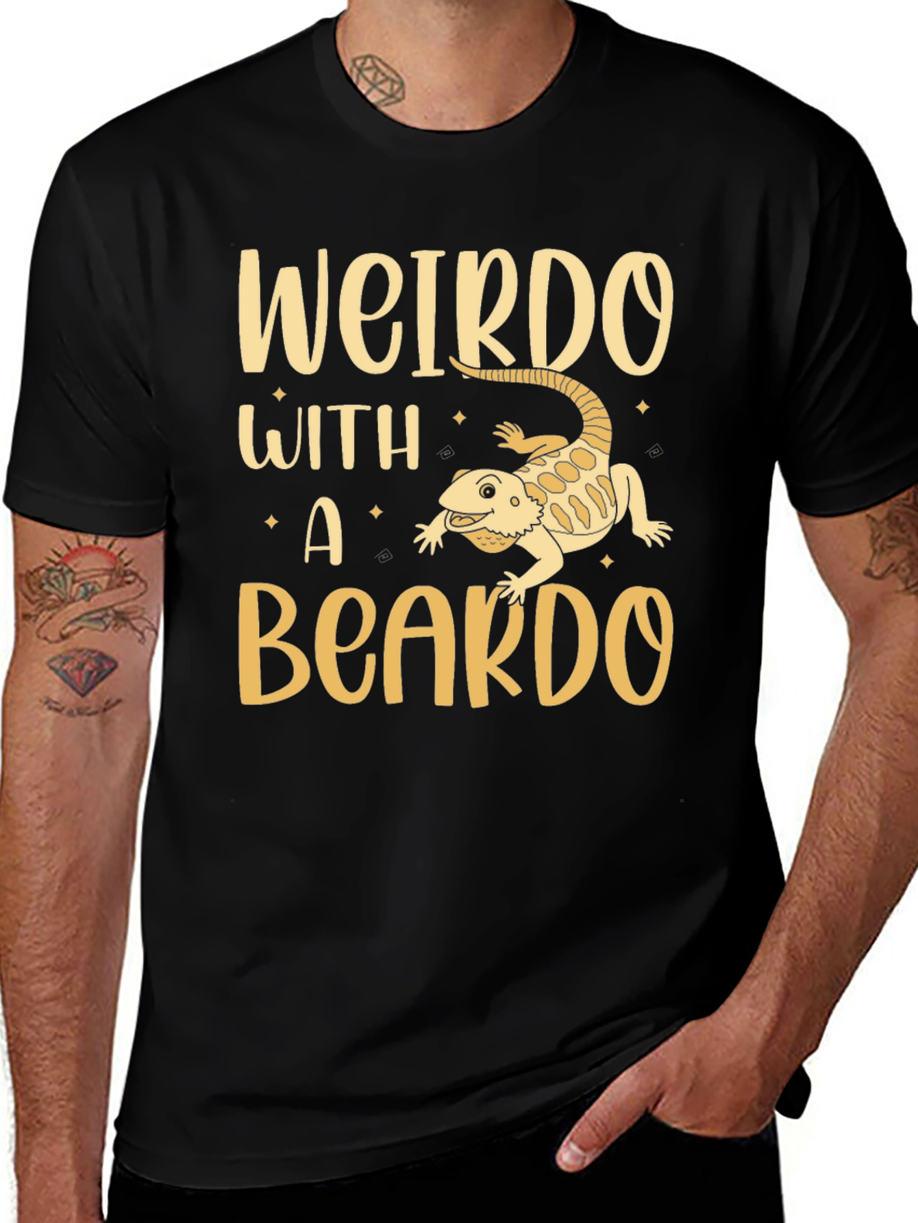 Weirdo With A Beardo Bearded Dragon T-Shirt