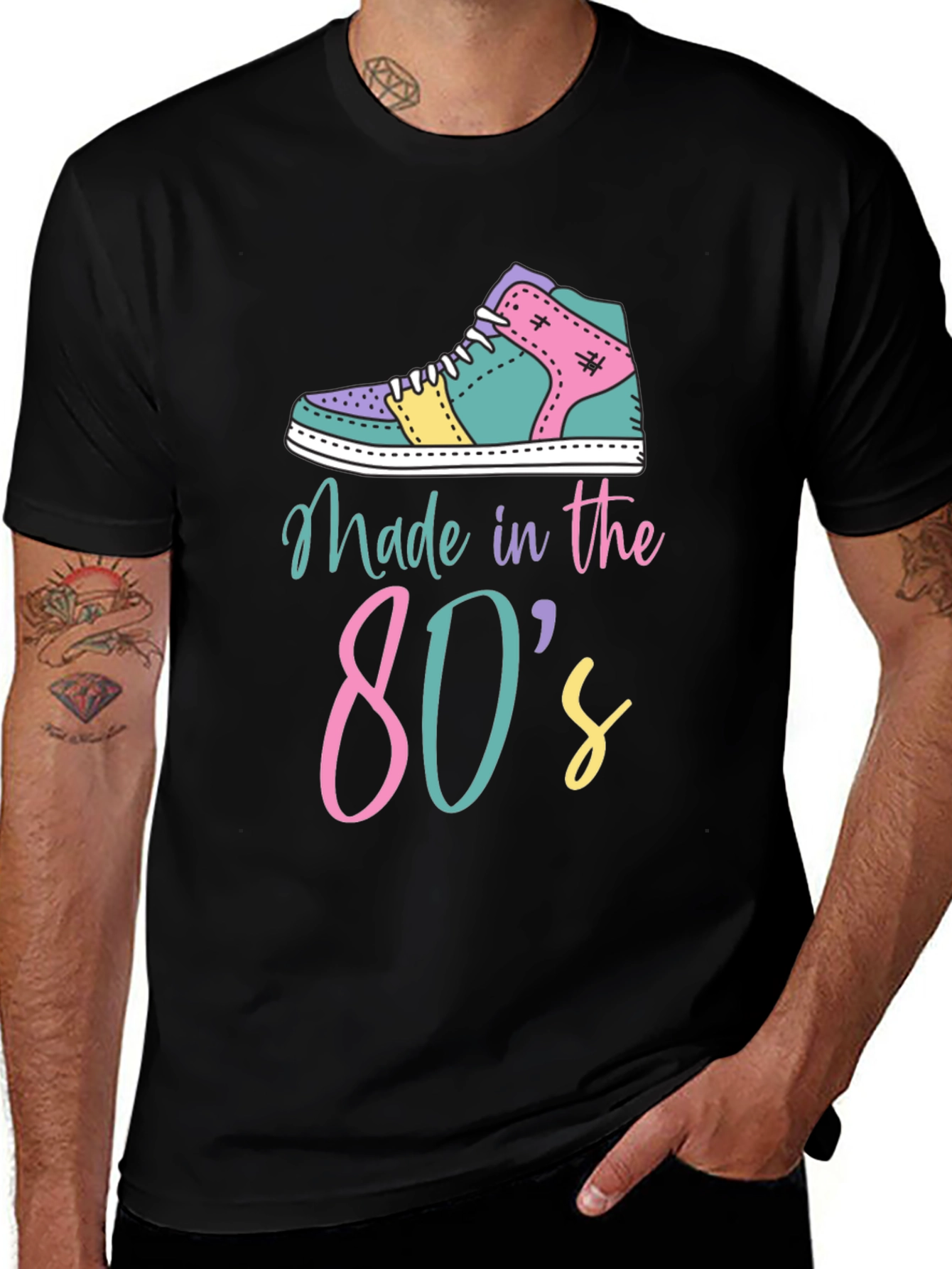 Variant 26 of Retro 80s Sneaker Graphic Tee