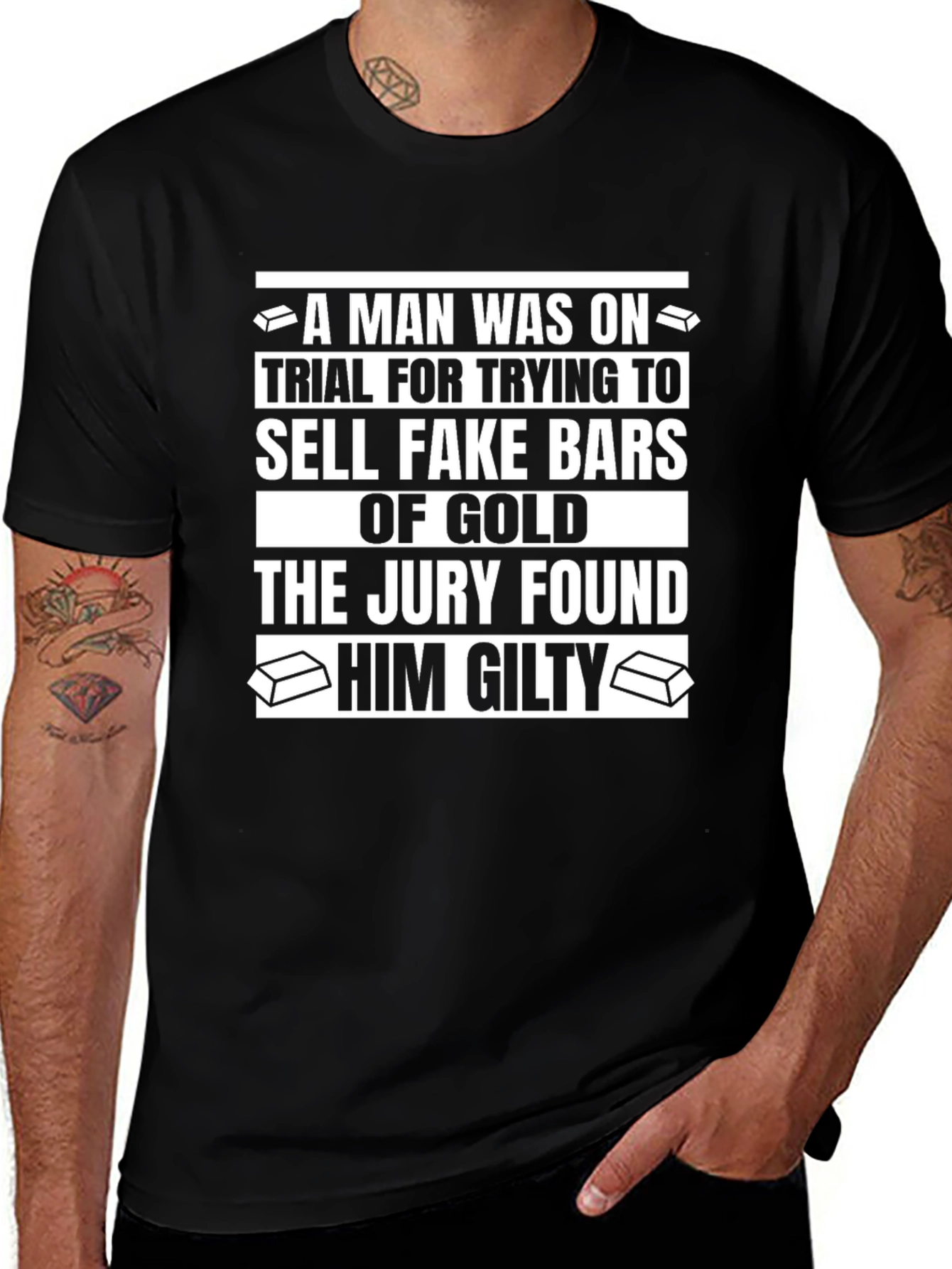 Variant 13 of A Man Was On Trial T-Shirt