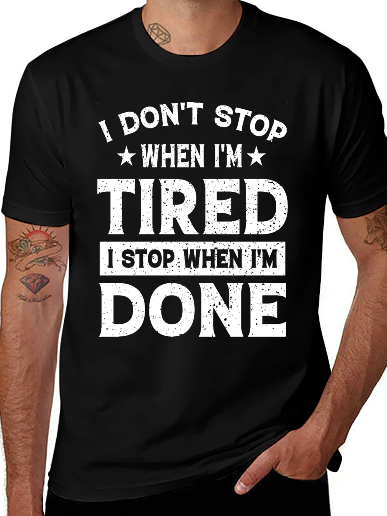 Variant 2 of I Don't Stop When I'm Tired Graphic Tee