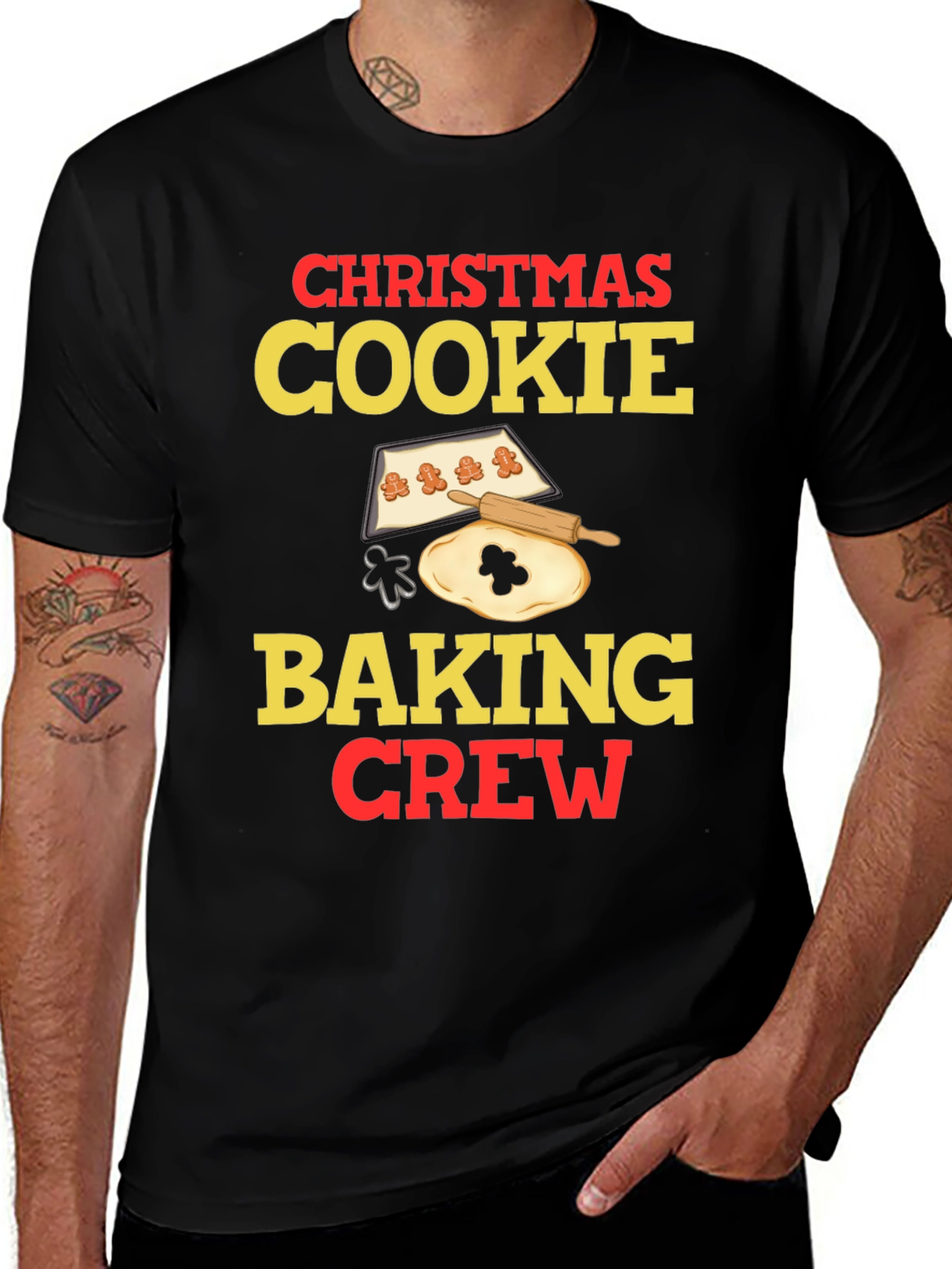 Variant 10 of Christmas Cookie Baking Crew T-Shirt
