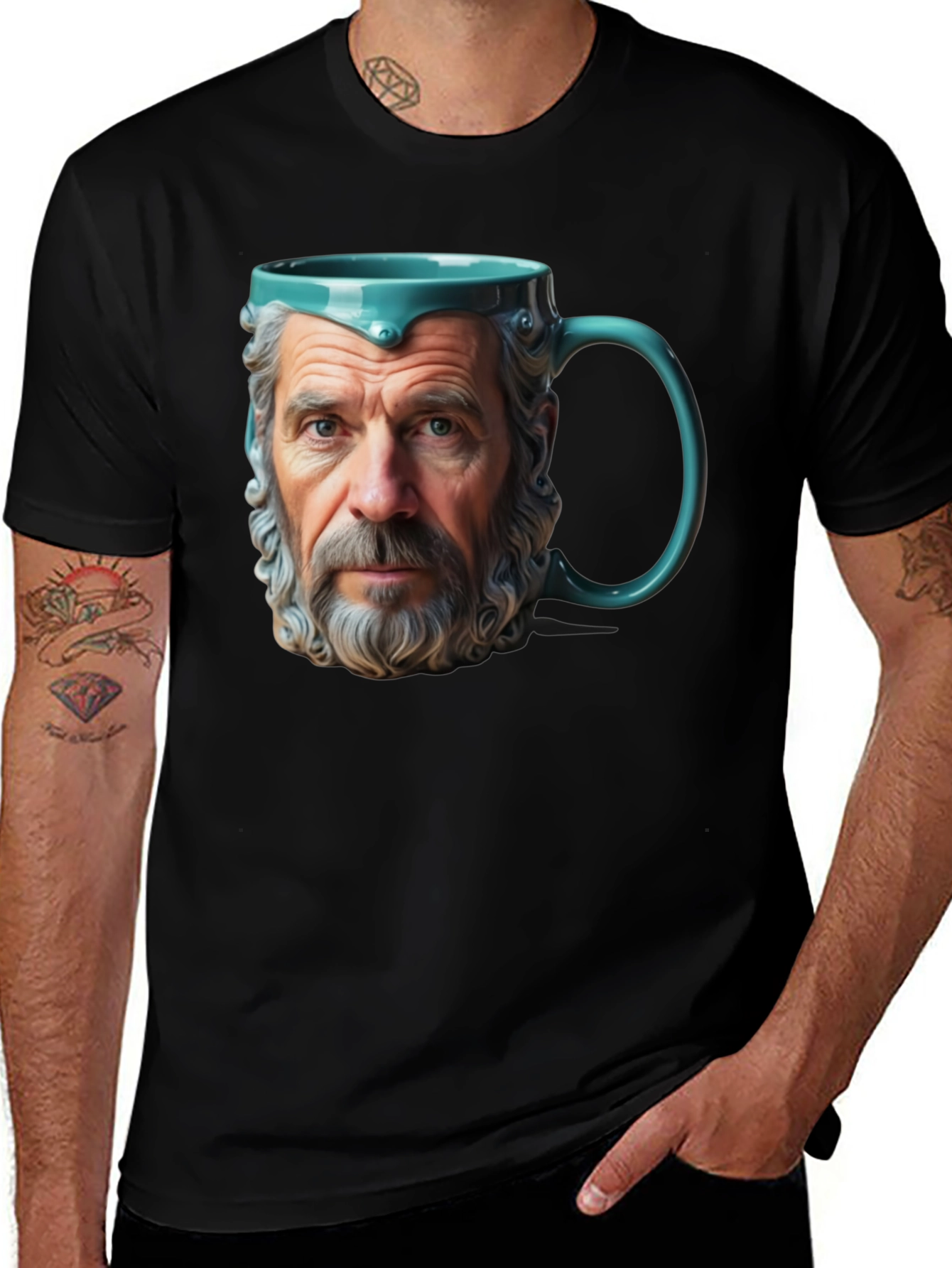 Variant 5 of Novelty Man Mug T-Shirt