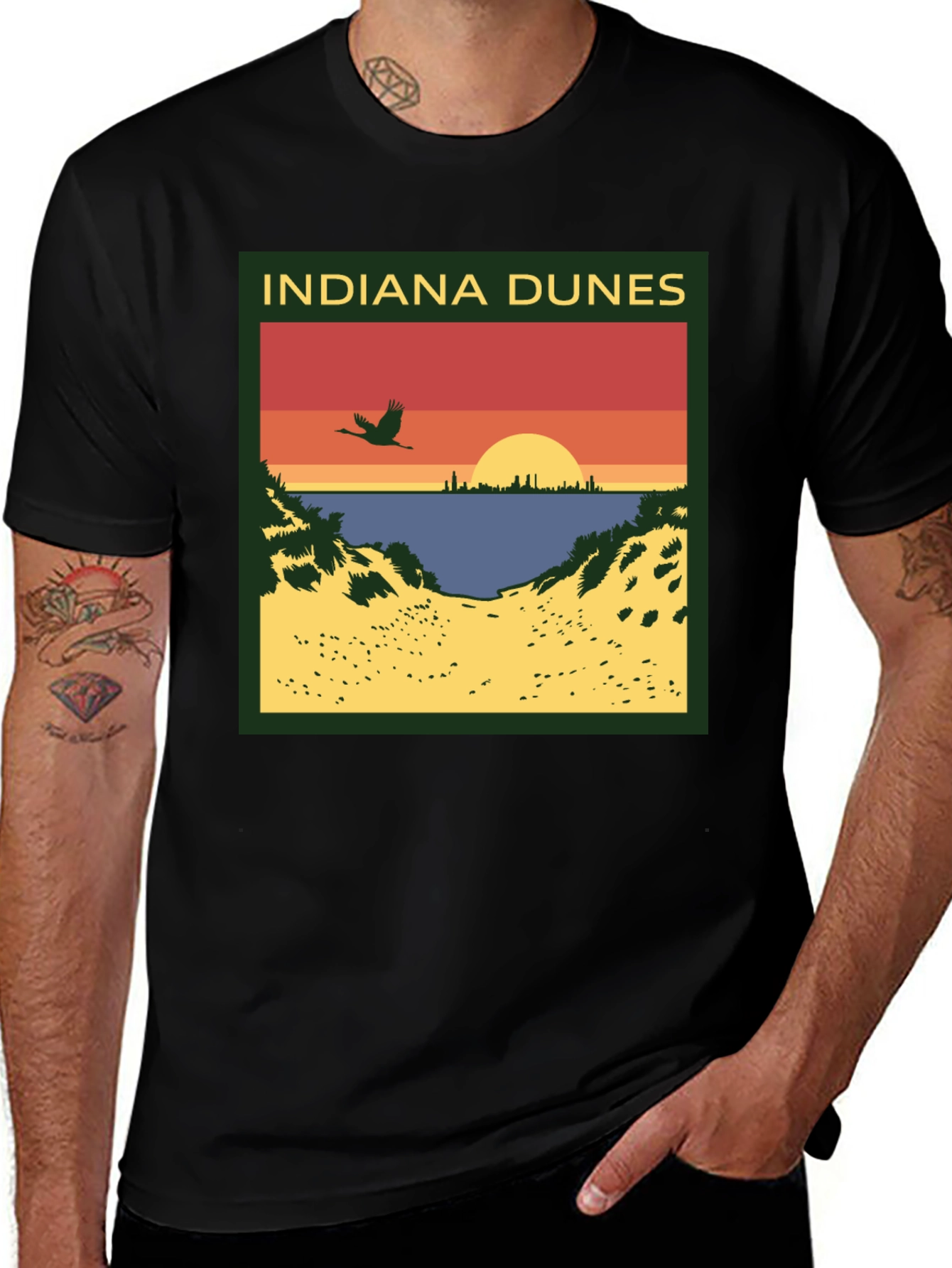 Variant 13 of Indiana Dunes Graphic T-Shirt