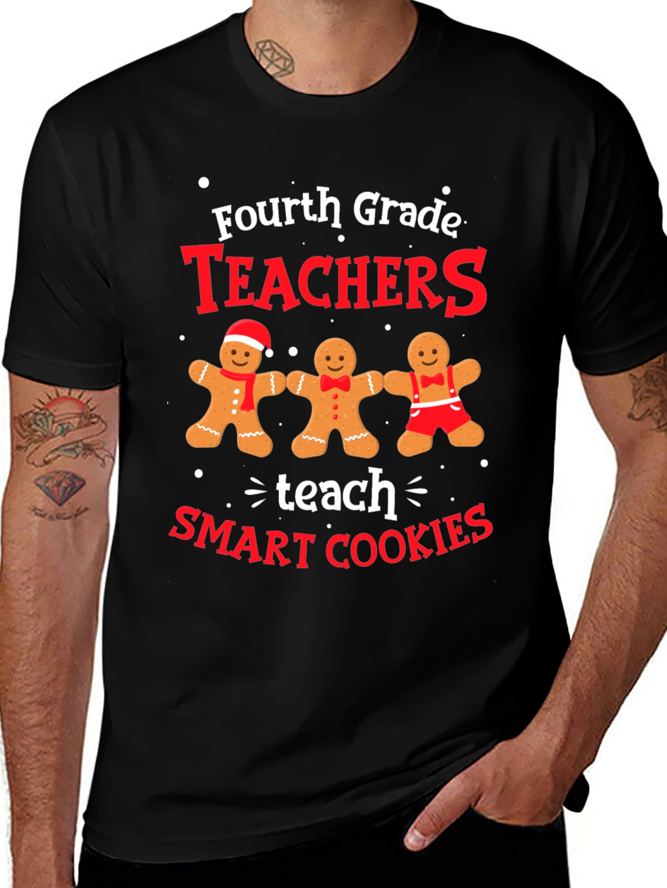 Fourth Grade Teachers Teach Smart Cookies T-Shirt