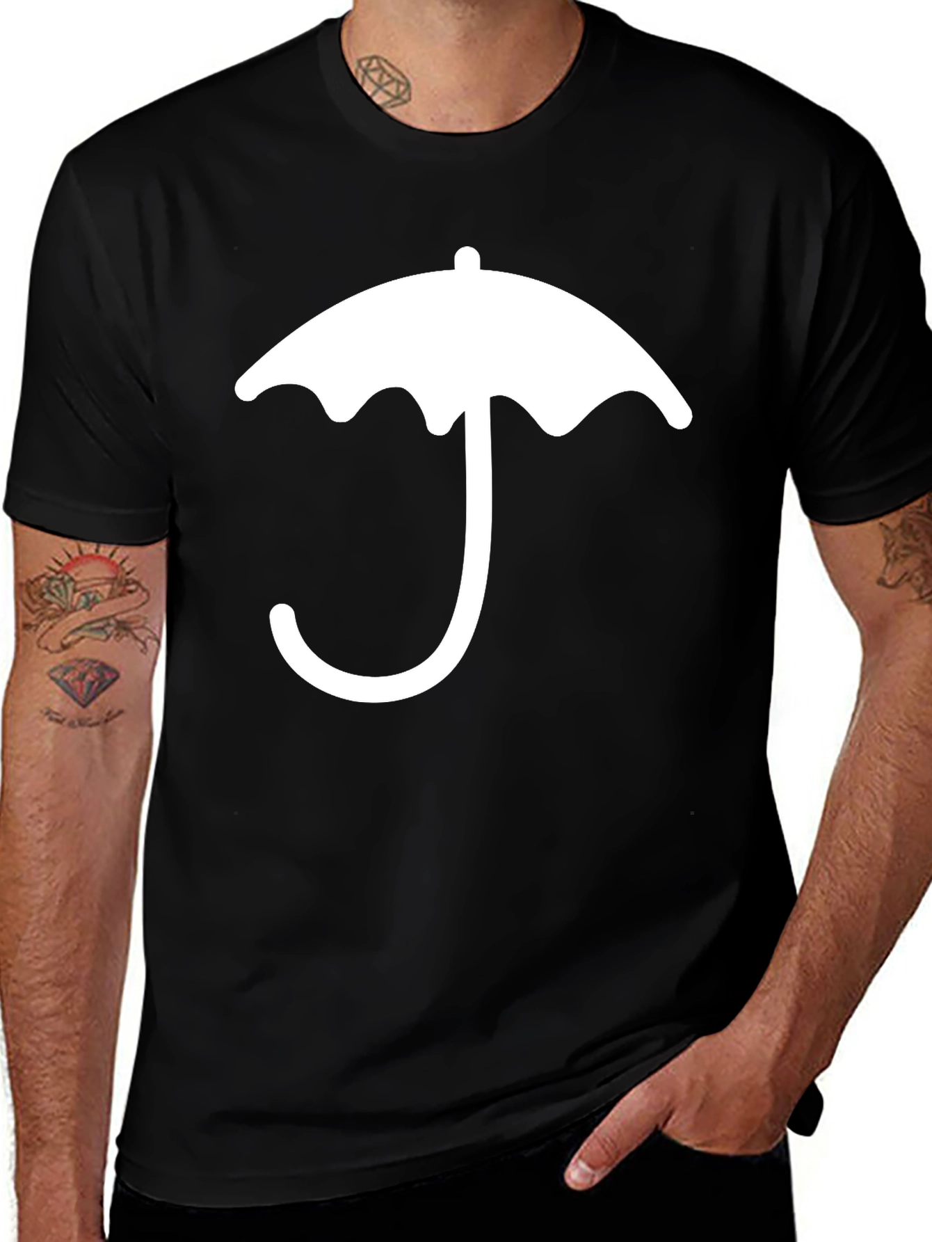 Umbrella Academy Inspired Graphic T-Shirt - Black