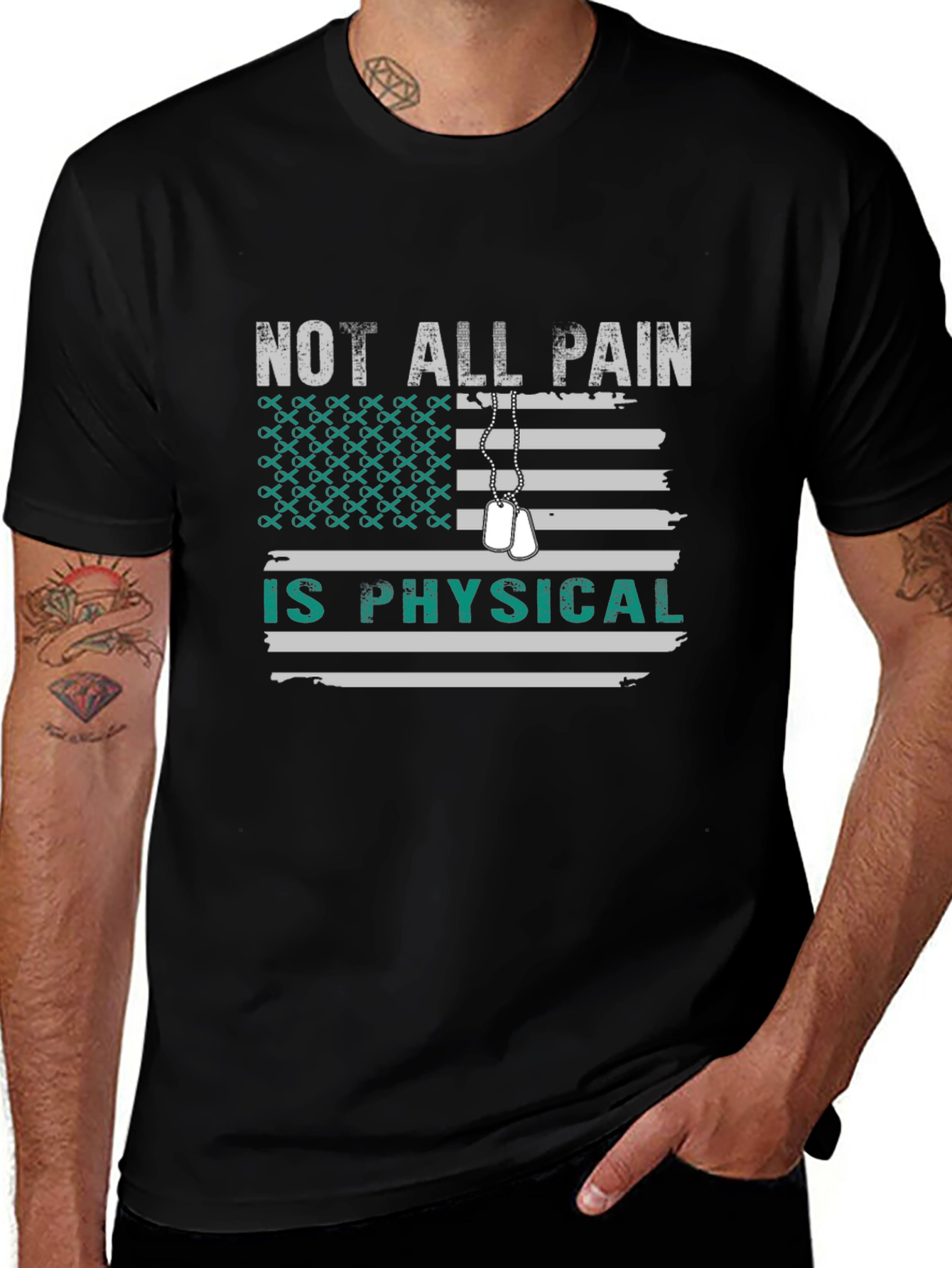 Variant 20 of Not All Pain is Physical Awareness T-Shirt