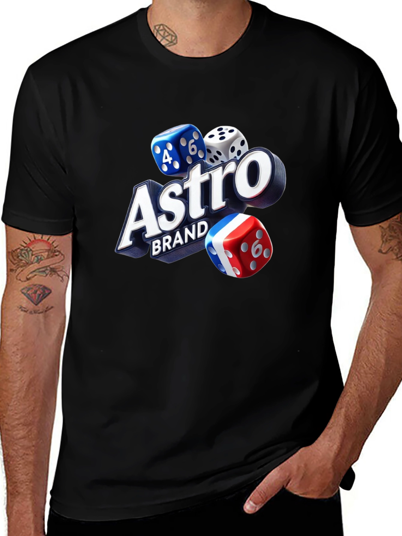 Variant 23 of Astro Brand Dice Graphic Tee