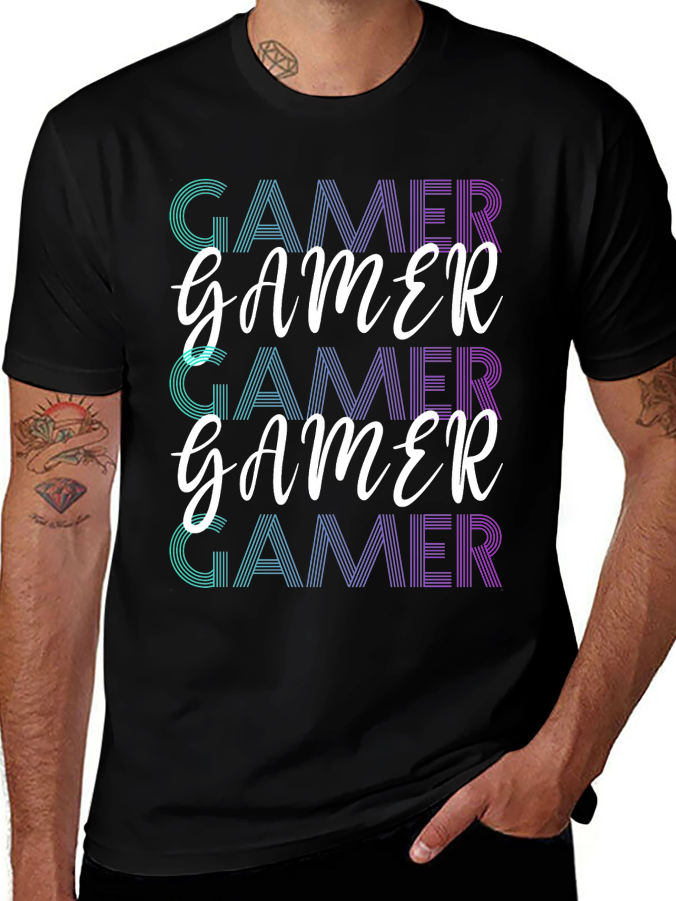 Variant 7 of Gamer T-Shirt - Stylish Graphic Tee for Gamers
