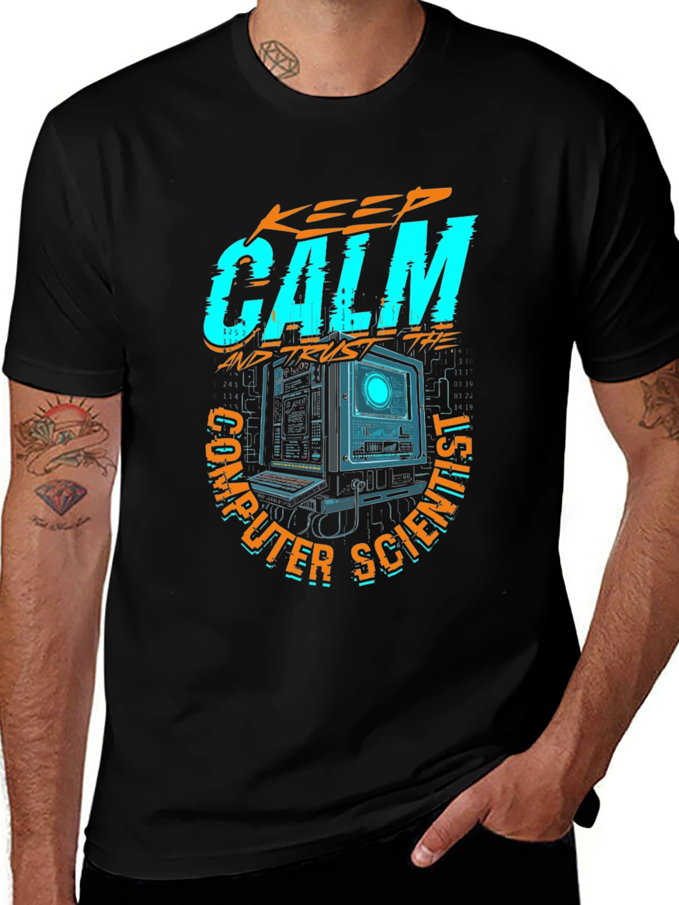Variant 10 of Keep Calm Computer Scientist Graphic T-Shirt