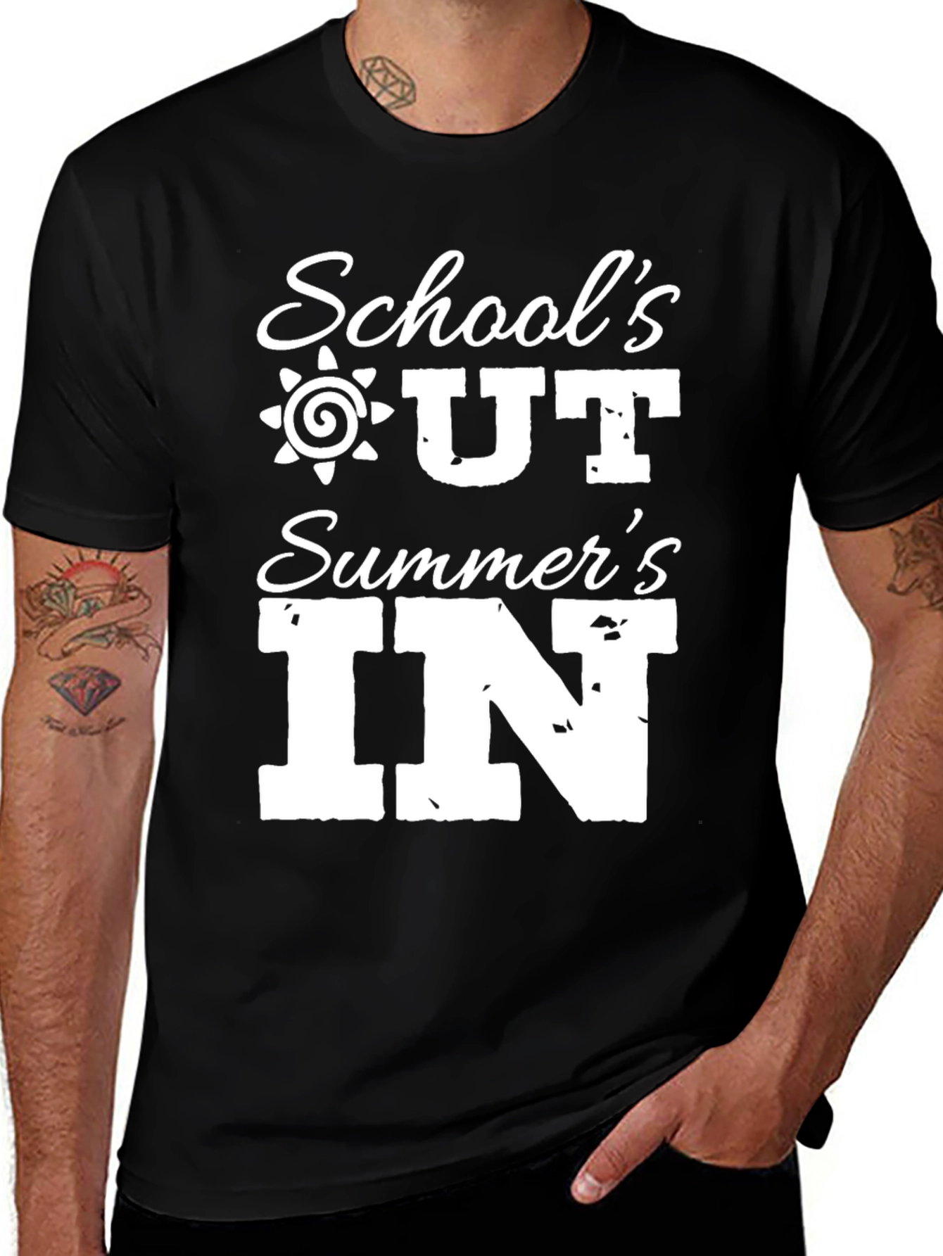 Variant 2 of School's Out Summer's In T-Shirt