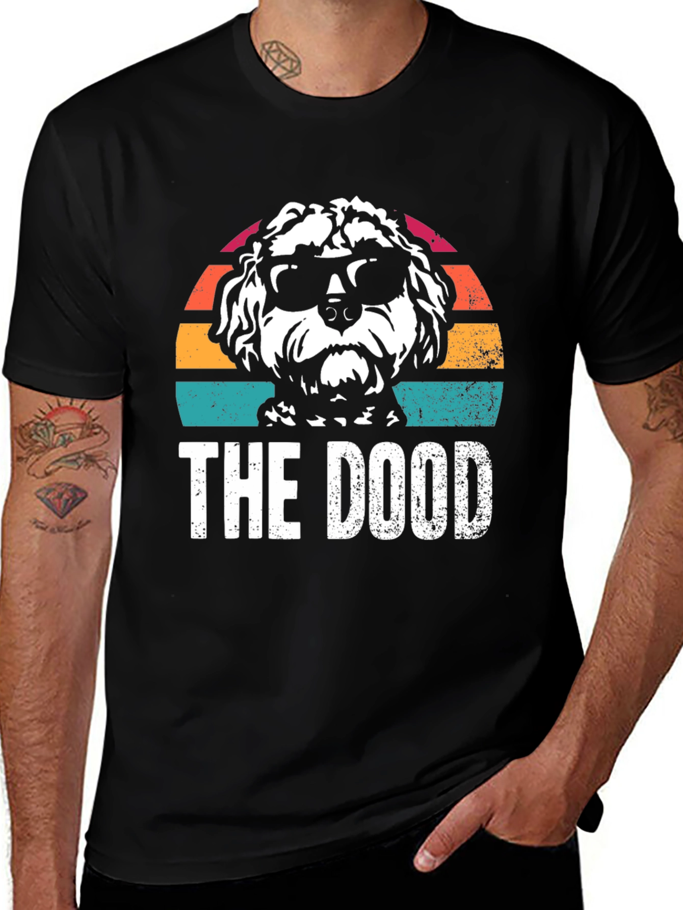 Variant 26 of The Dood T-Shirt, Cool Dog Tee