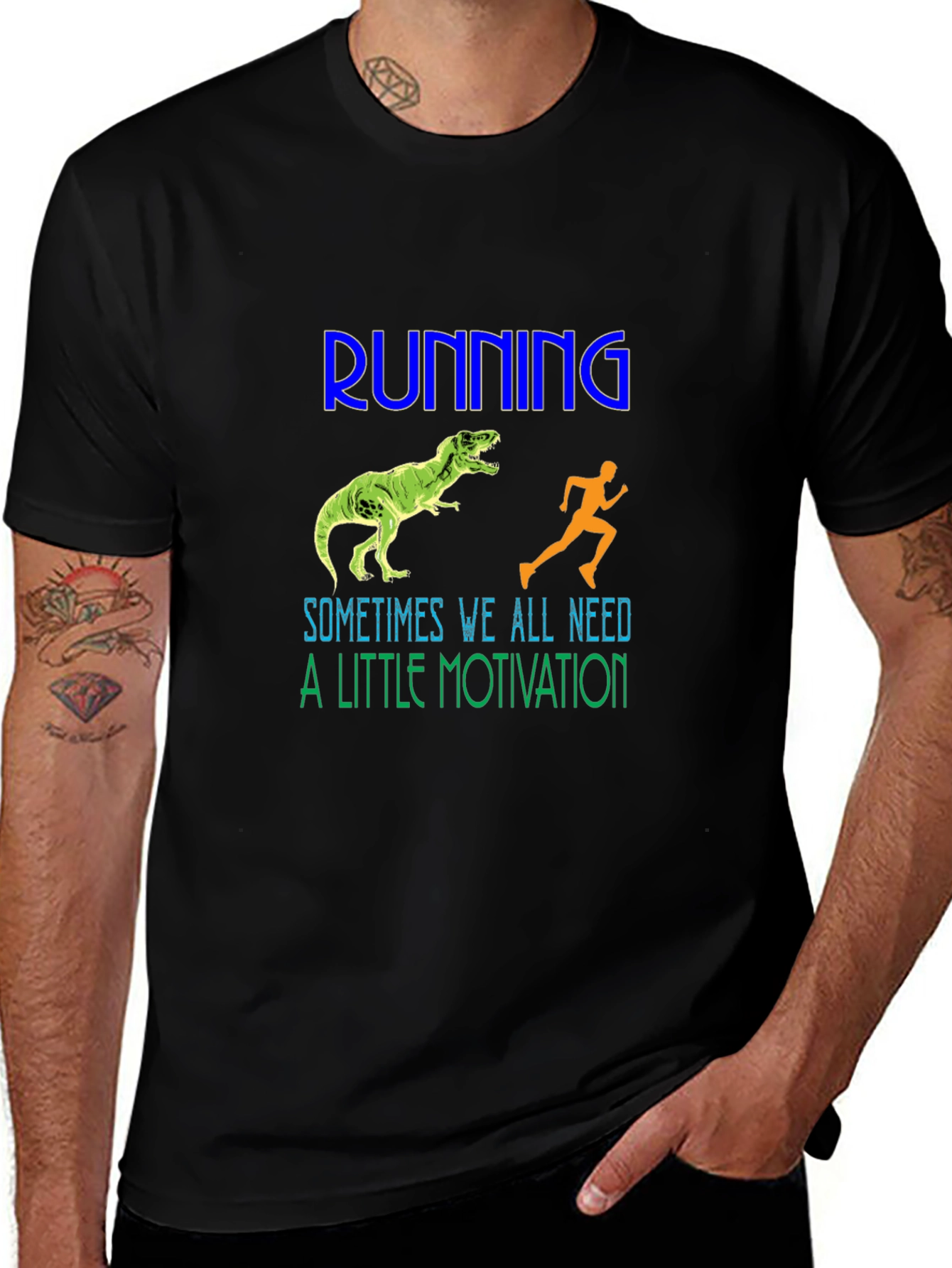 Variant 21 of Running Motivation T-Shirt