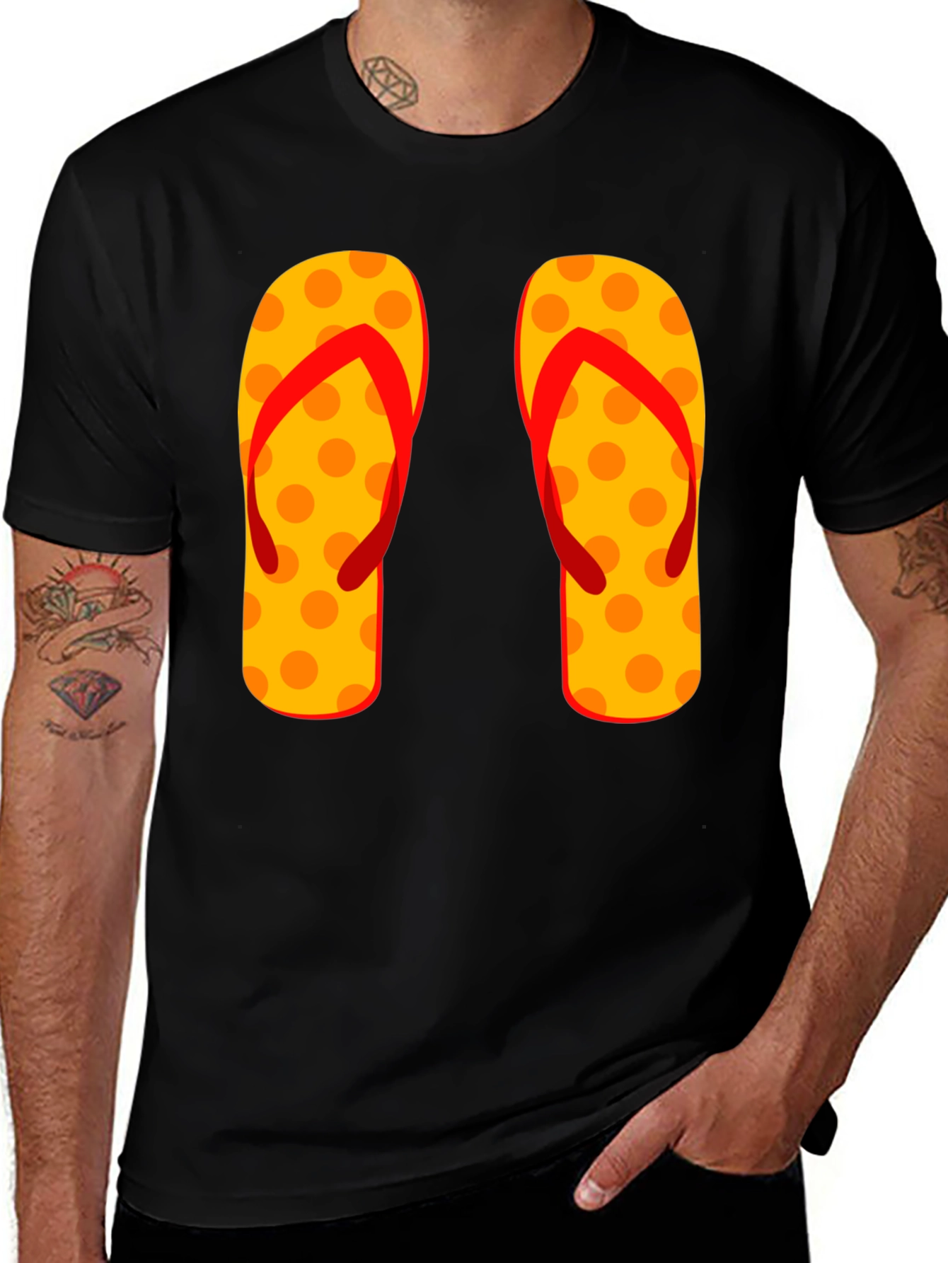 Variant 24 of Flip Flop Graphic Tee - Summer Vibes T-Shirt