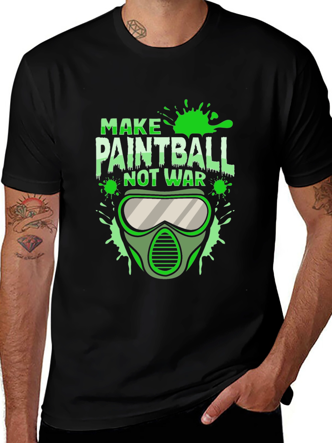 Variant 10 of Make Paintball Not War T-Shirt
