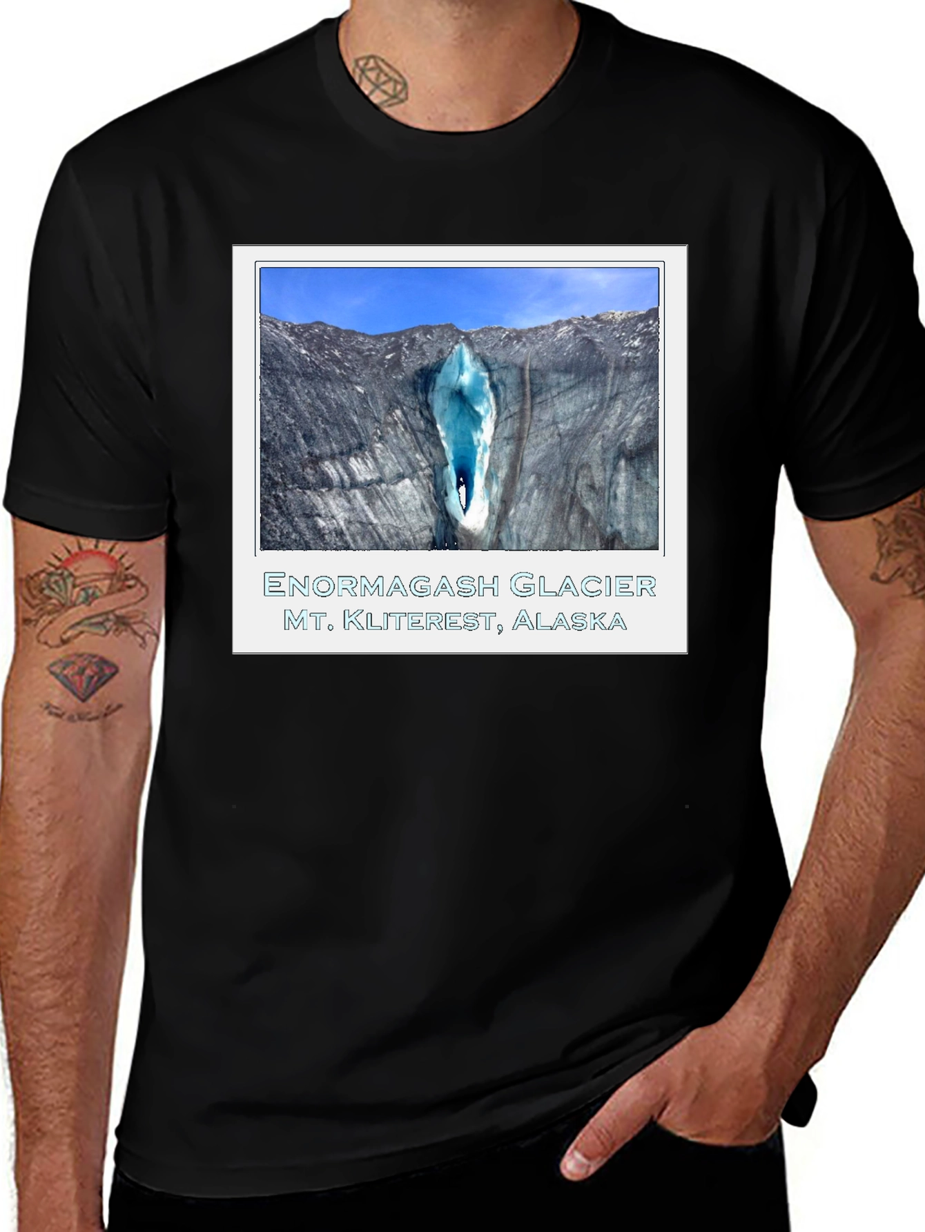 Variant 4 of Enormagash Glacier Tee - Alaska Adventure Shirt