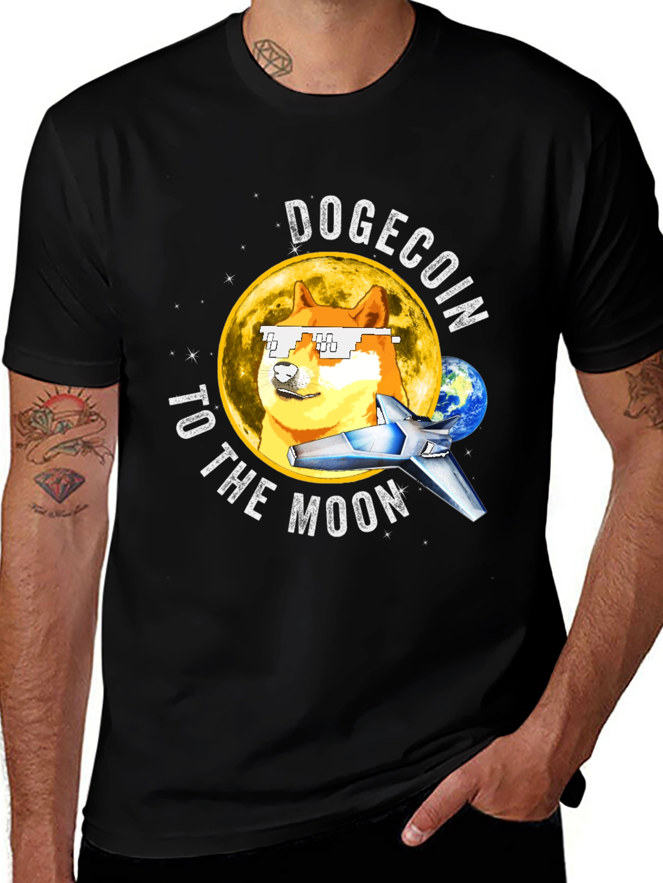 DogeCoin to the Moon T-Shirt