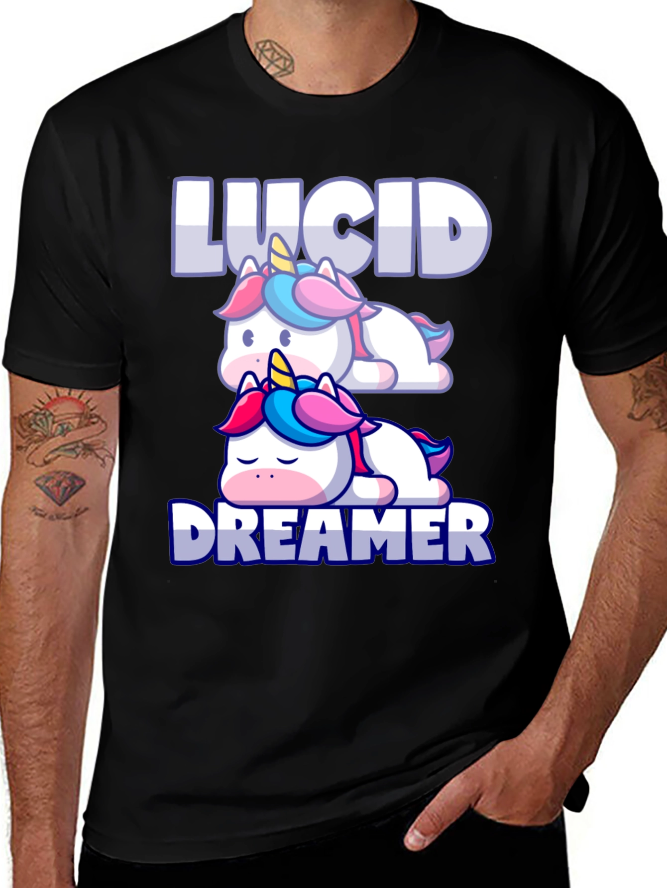 Variant 11 of Lucid Dreamer Unicorn Graphic T-Shirt