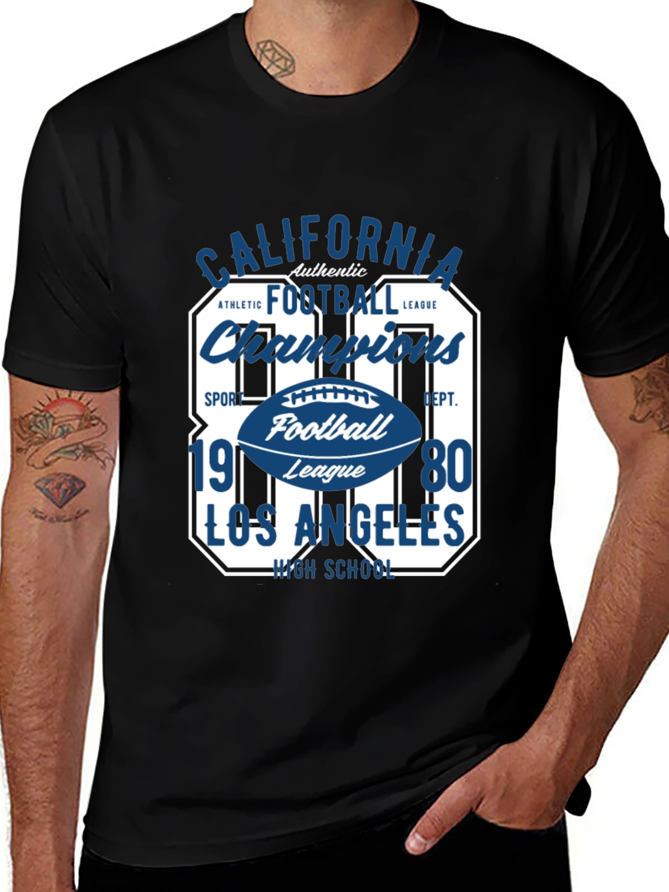 Variant 20 of California Football League Graphic T-Shirt