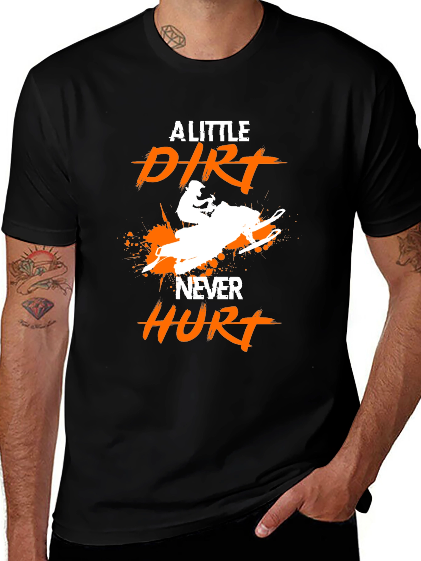 Variant 25 of A Little Dirt Never Hurt Black T-Shirt