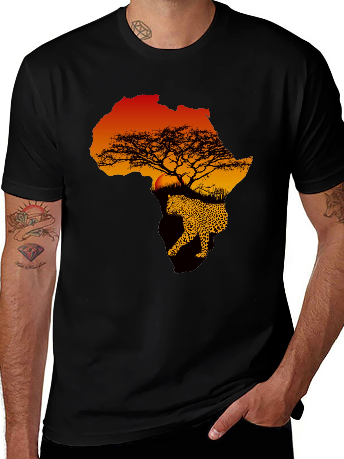 Variant 25 of African Leopard T-Shirt