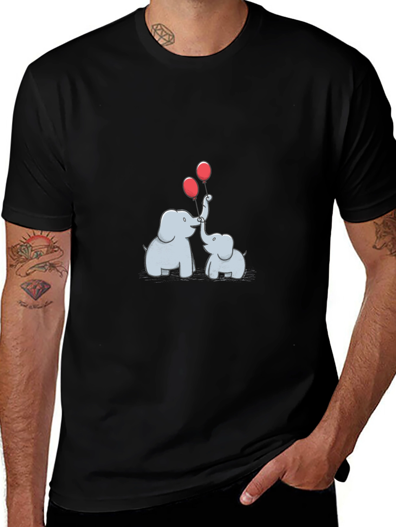 Variant 17 of Elephant & Balloon Graphic Tee