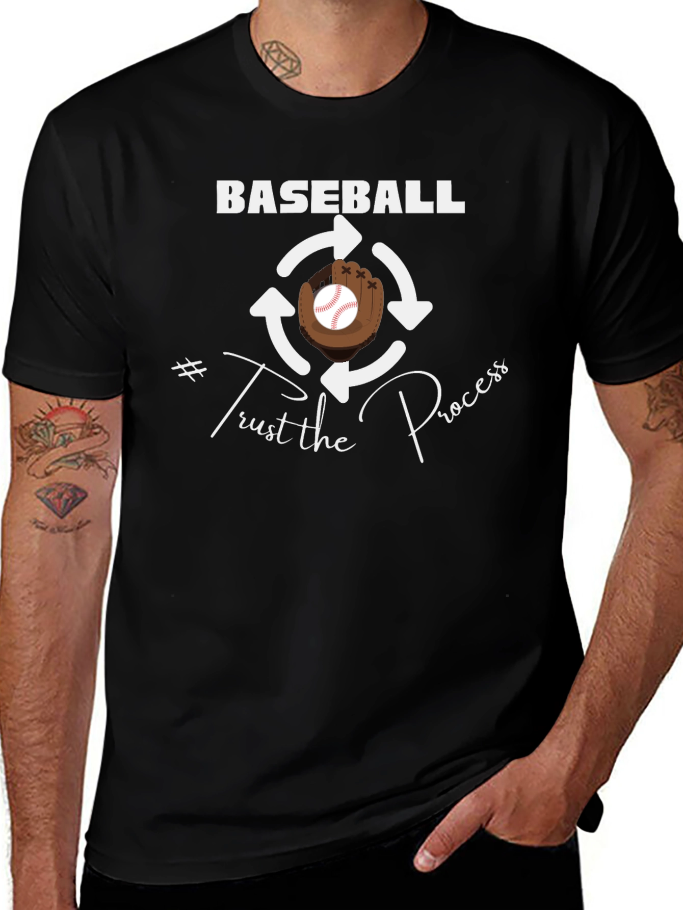 Baseball "Trust the Process" T-Shirt
