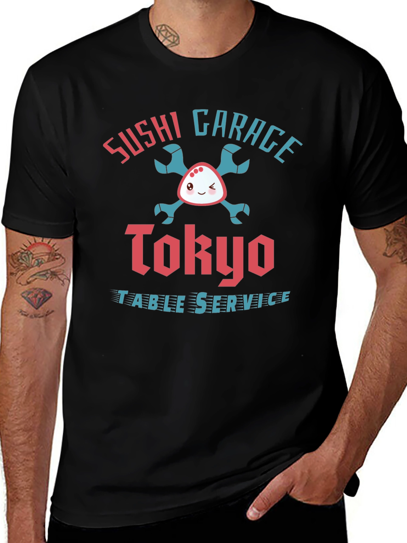 Variant 30 of Sushi Garage Tokyo T-Shirt - Table Service