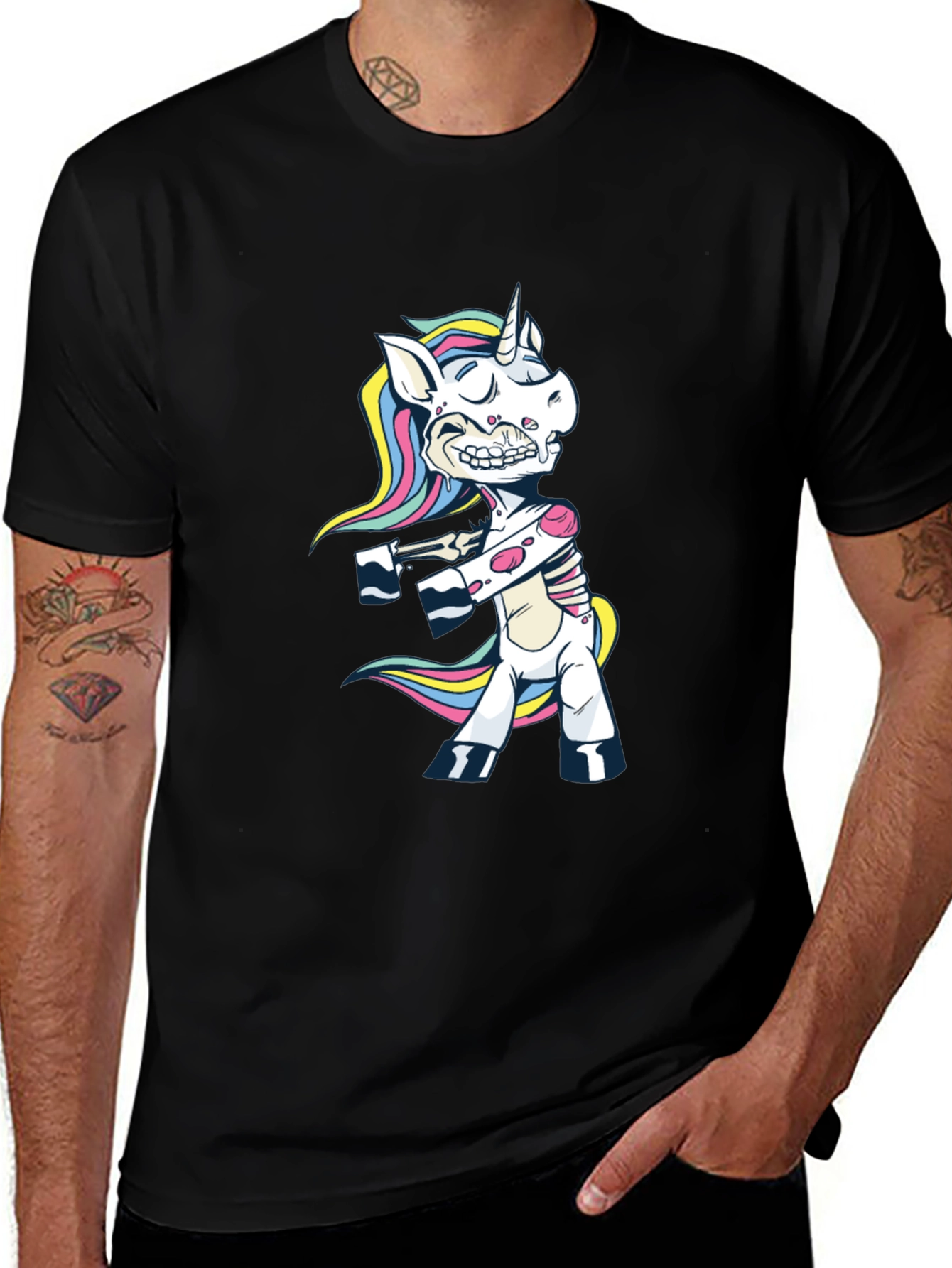 Variant 6 of Zombie Unicorn T-Shirt
