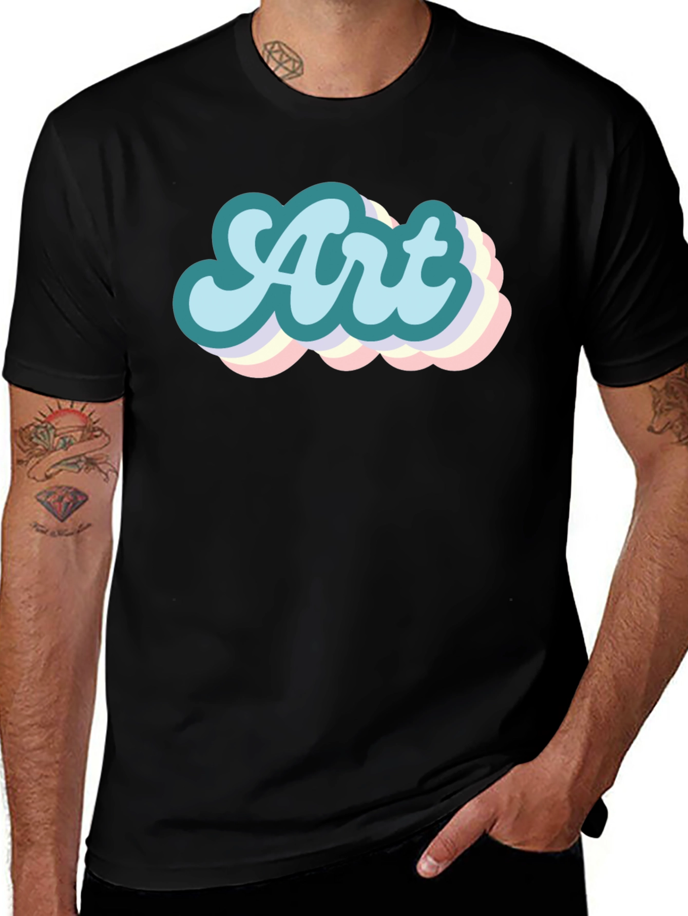 Variant 7 of Retro Art T-Shirt - Cool Graphic Tee