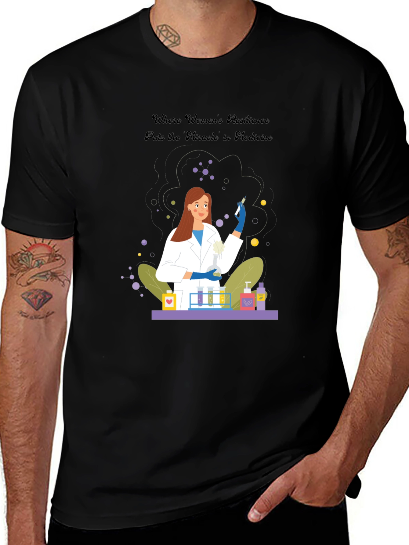Variant 6 of Women in Medicine Graphic T-Shirt
