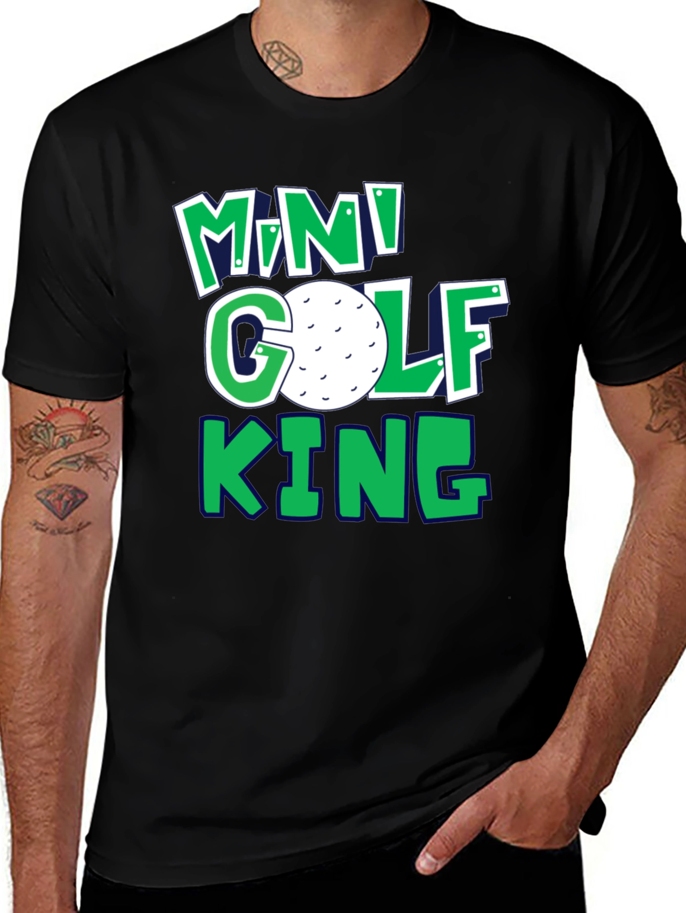 Variant 11 of Mini Golf King T-Shirt | Fun Golf Tee