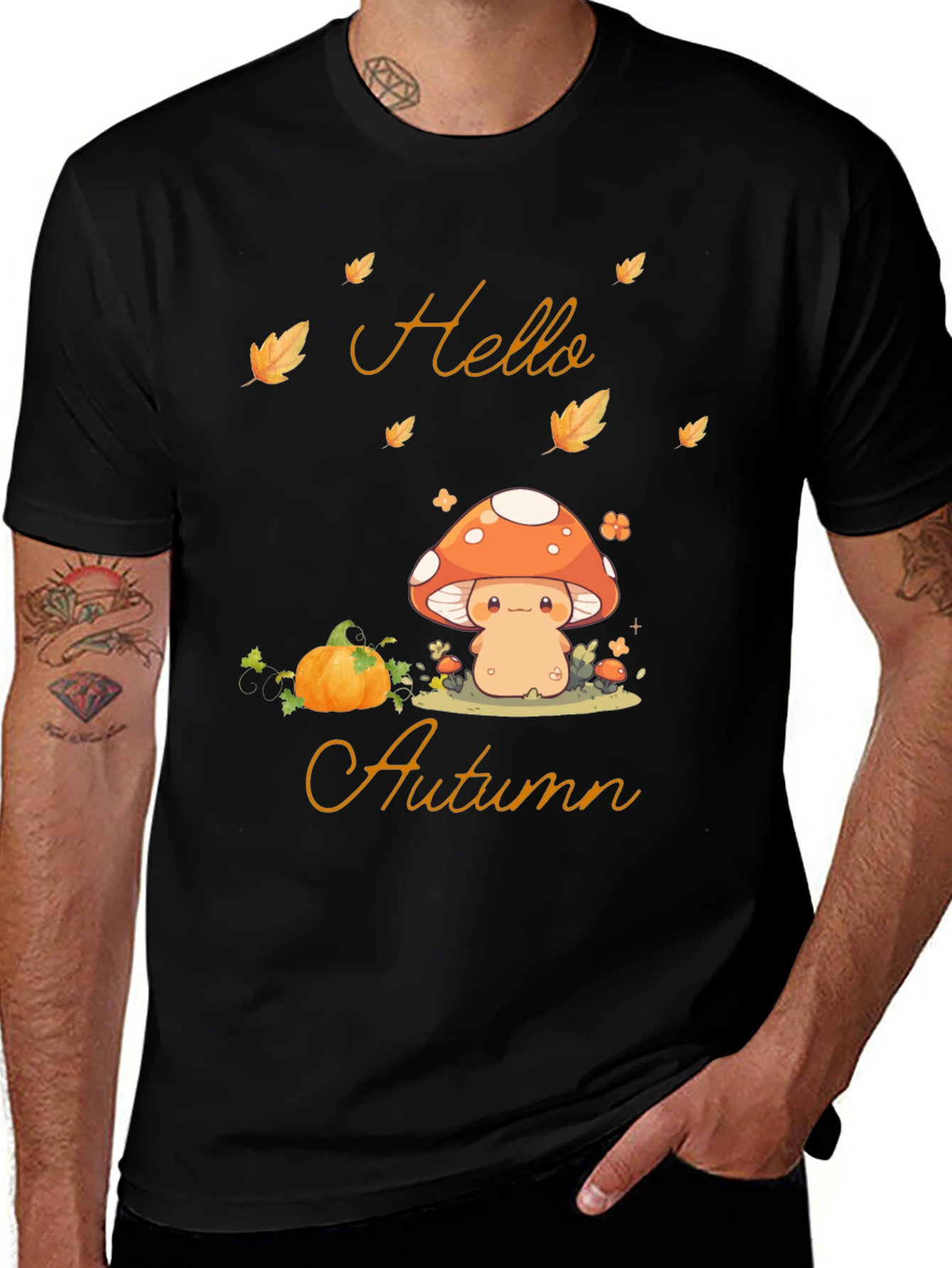 Variant 13 of Hello Autumn Graphic T-Shirt