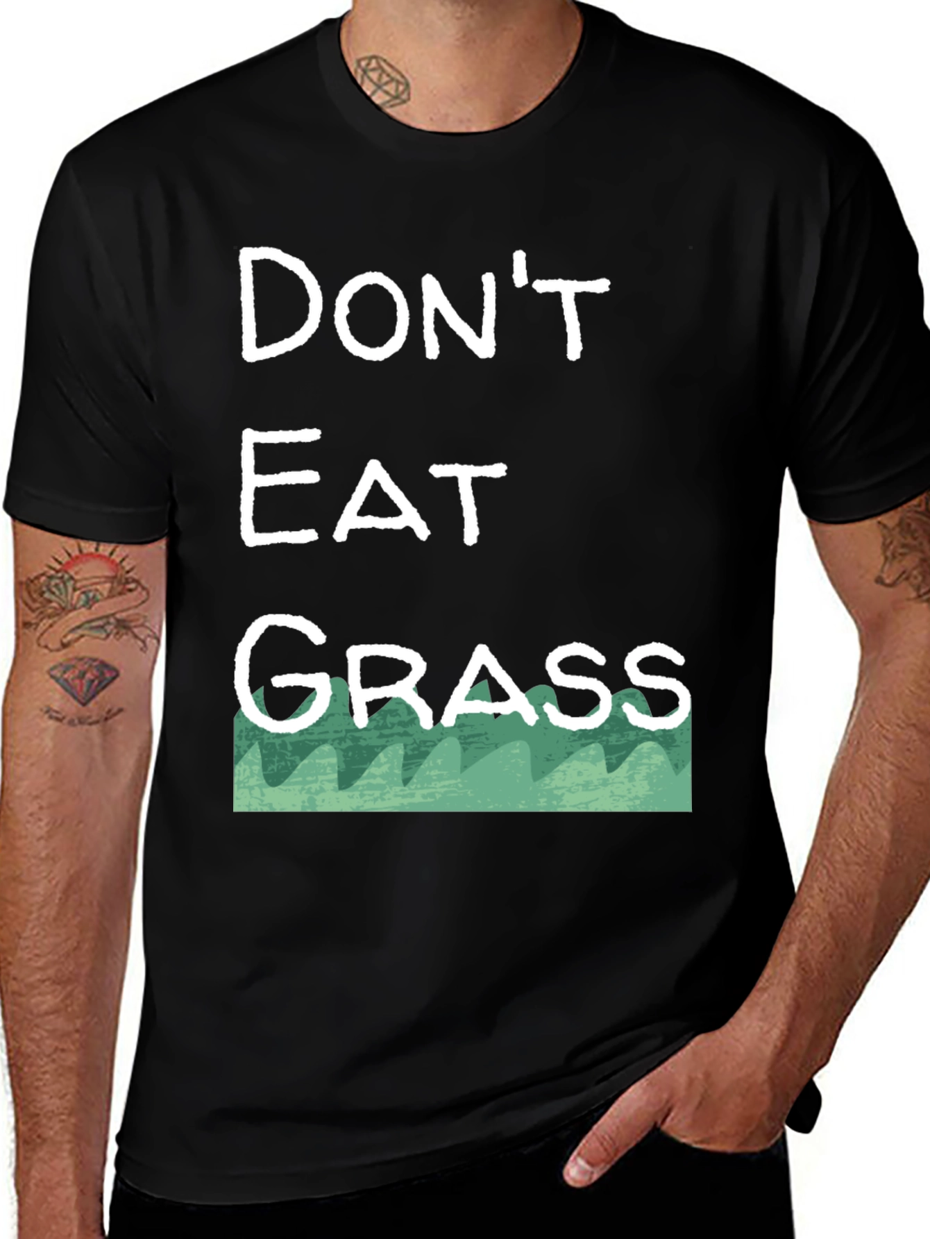 Variant 9 of Don't Eat Grass T-Shirt - Funny Novelty Tee