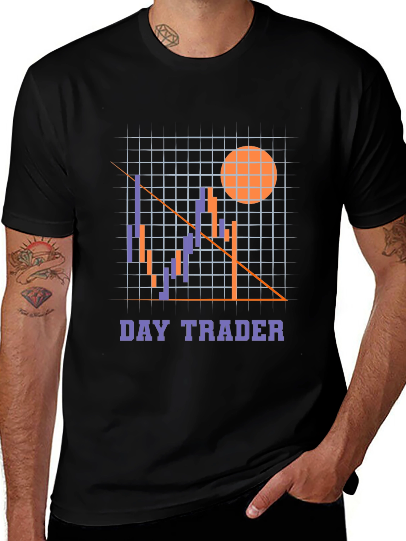 Variant 16 of Day Trader T-Shirt - Stock Market Design
