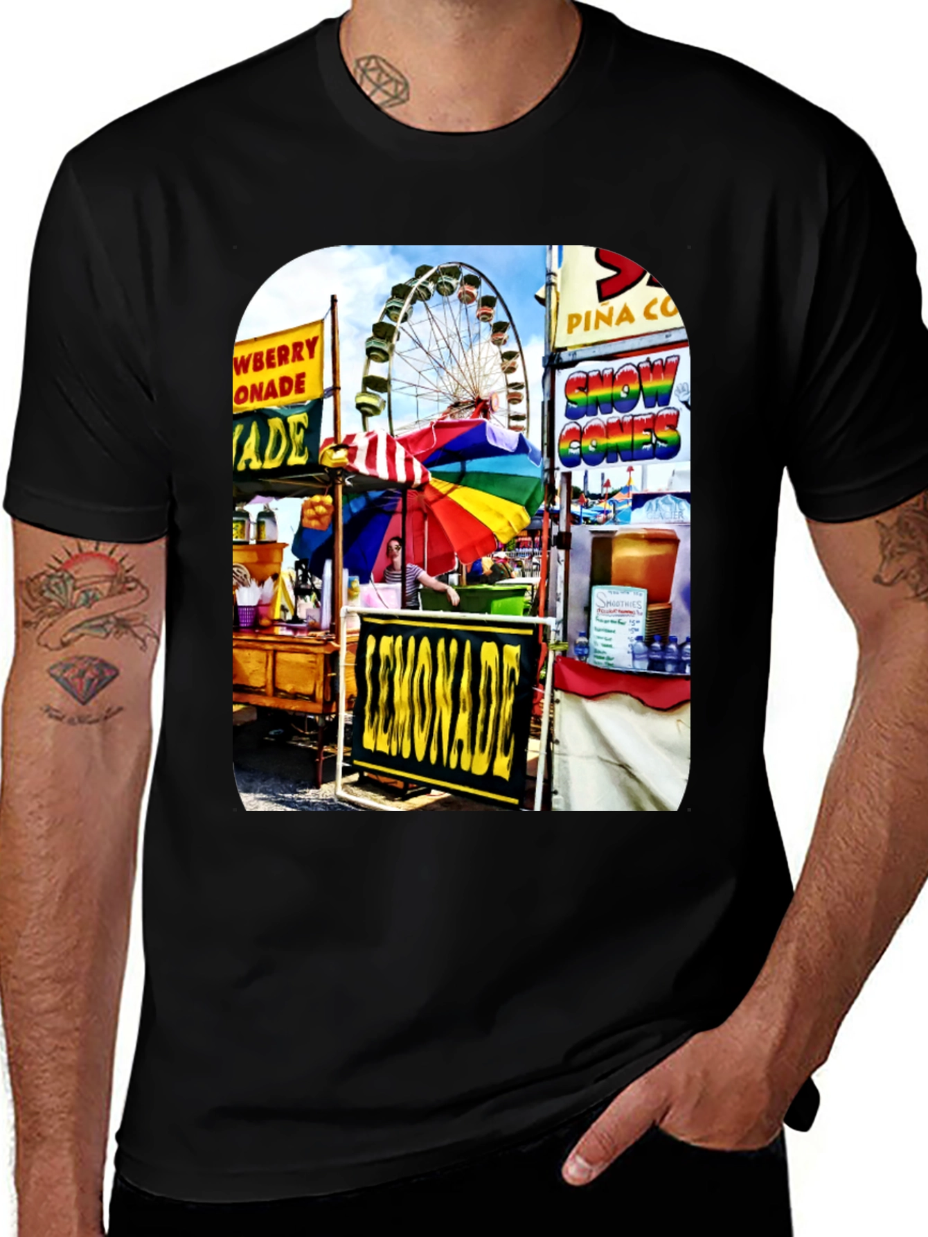 Carnival Food Stand Graphic Tee