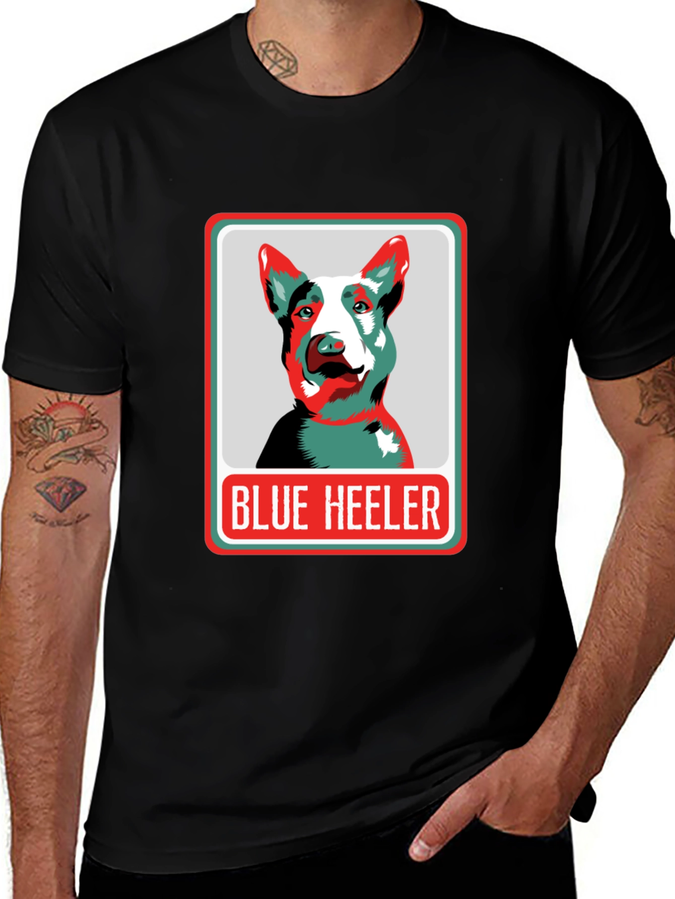 Blue Heeler Dog Graphic Tee - Cool Pet Lover Shirt