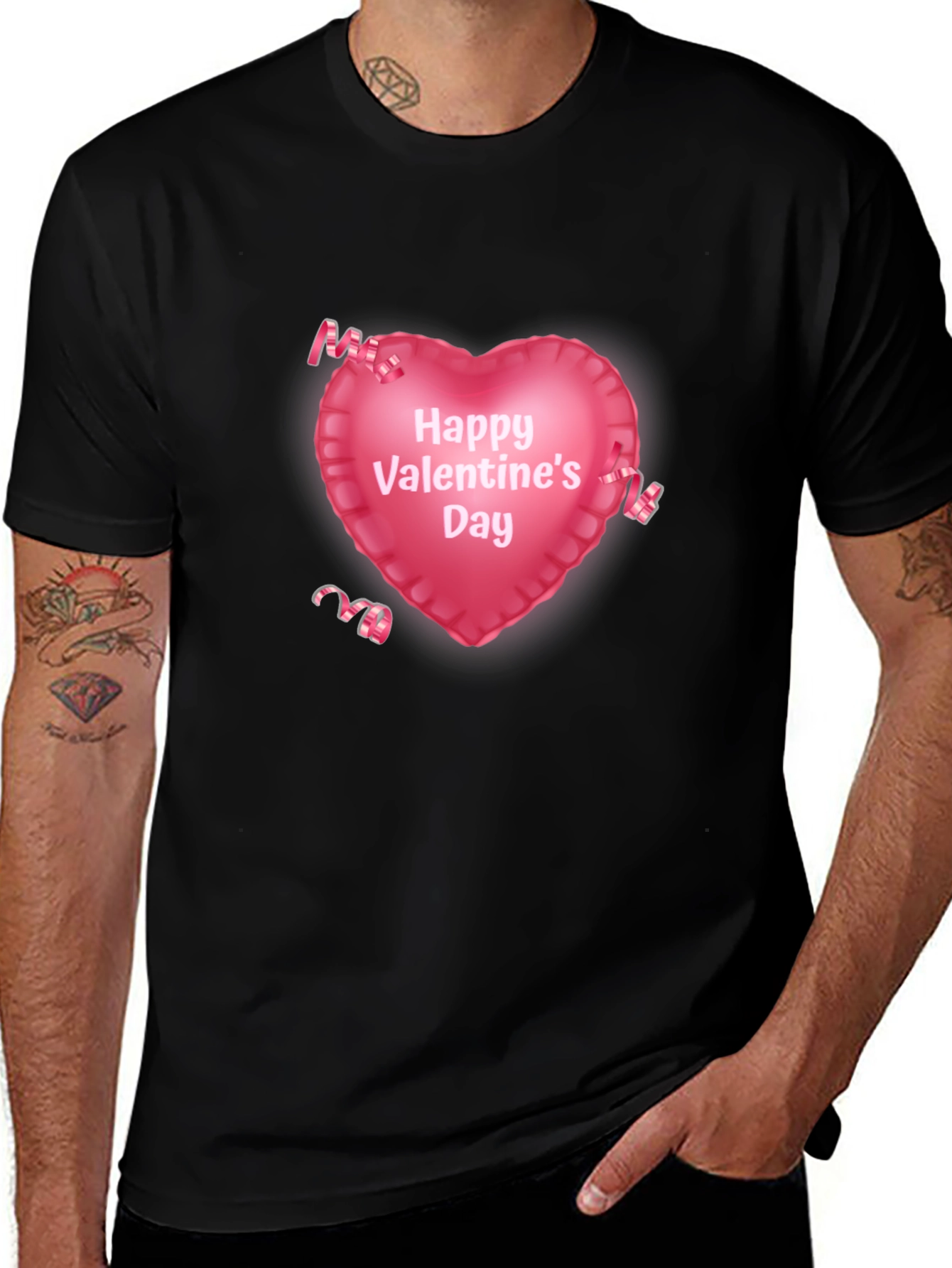Valentine's Day Heart Graphic T-Shirt