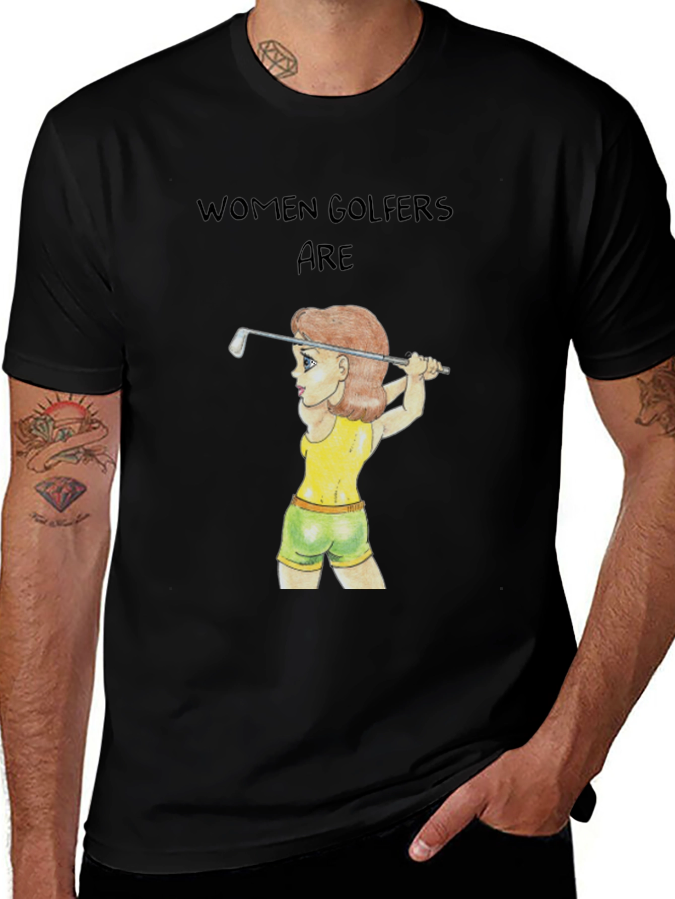 Variant 16 of Women Golfers T-Shirt - Unique Design
