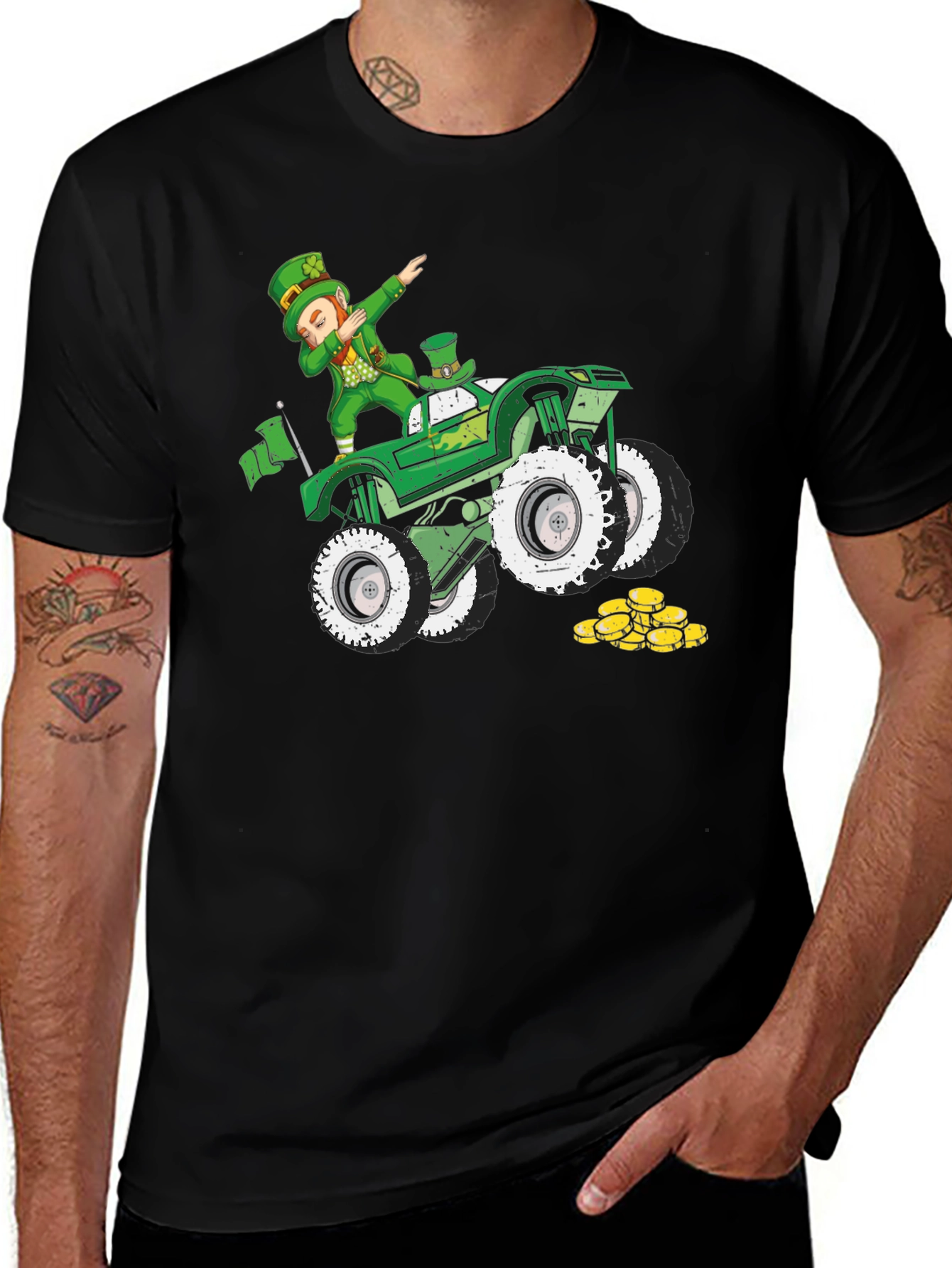 Leprechaun Tractor Tee