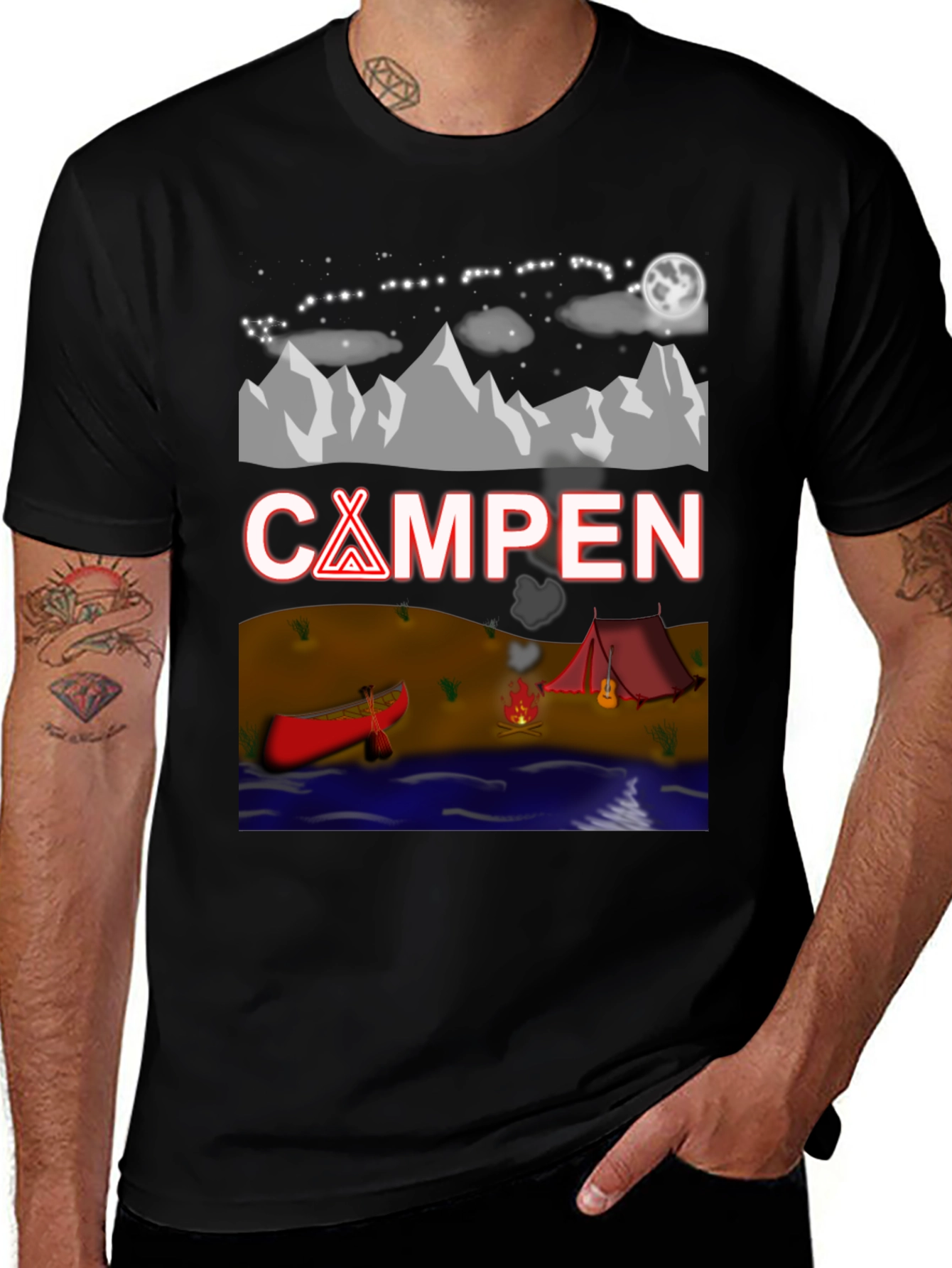 Variant 7 of Camping Adventure Graphic Tee